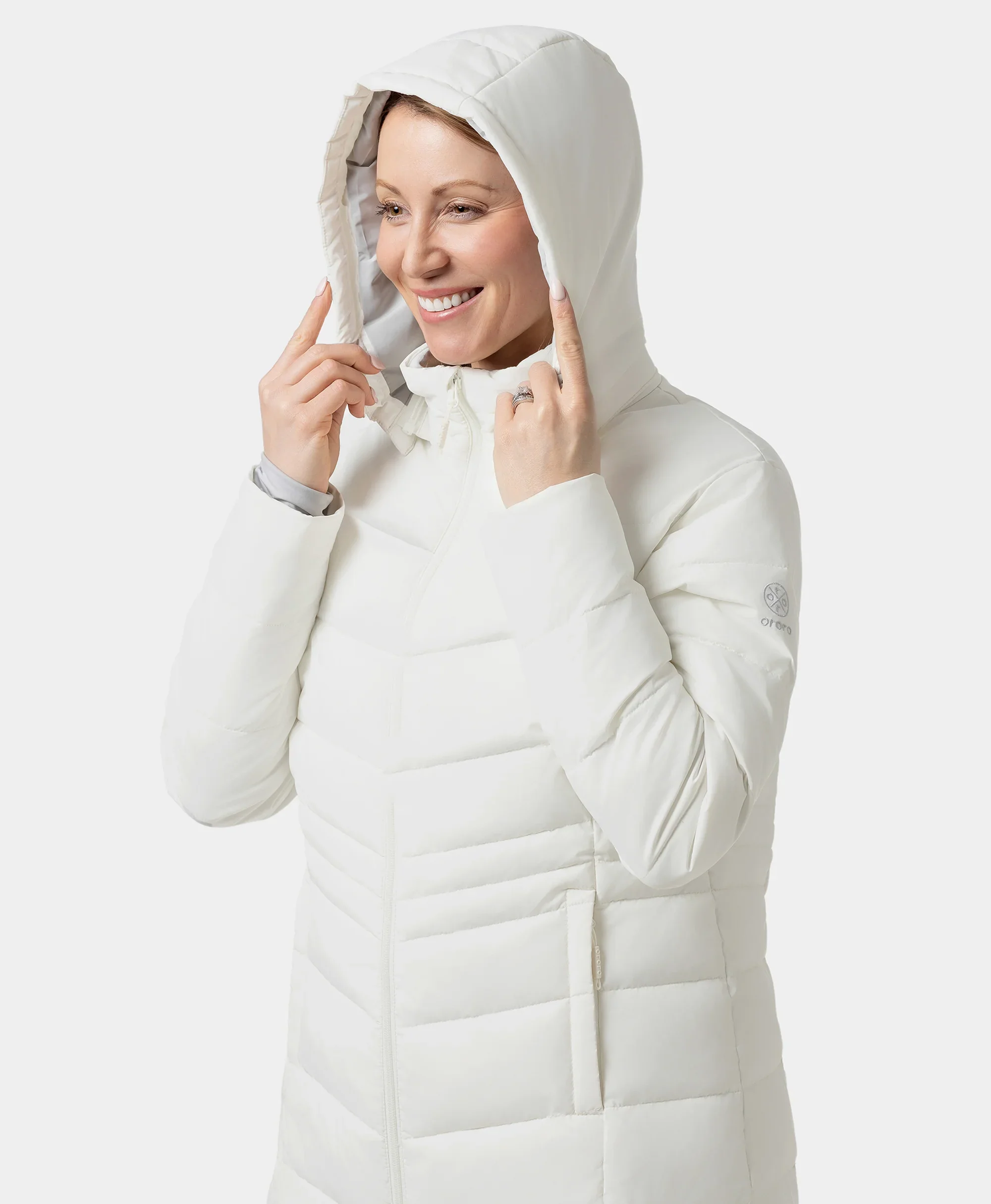 (Open-box) Women's Heated Puffer Parka Jacket (Battery Set Not Included) - Image 16