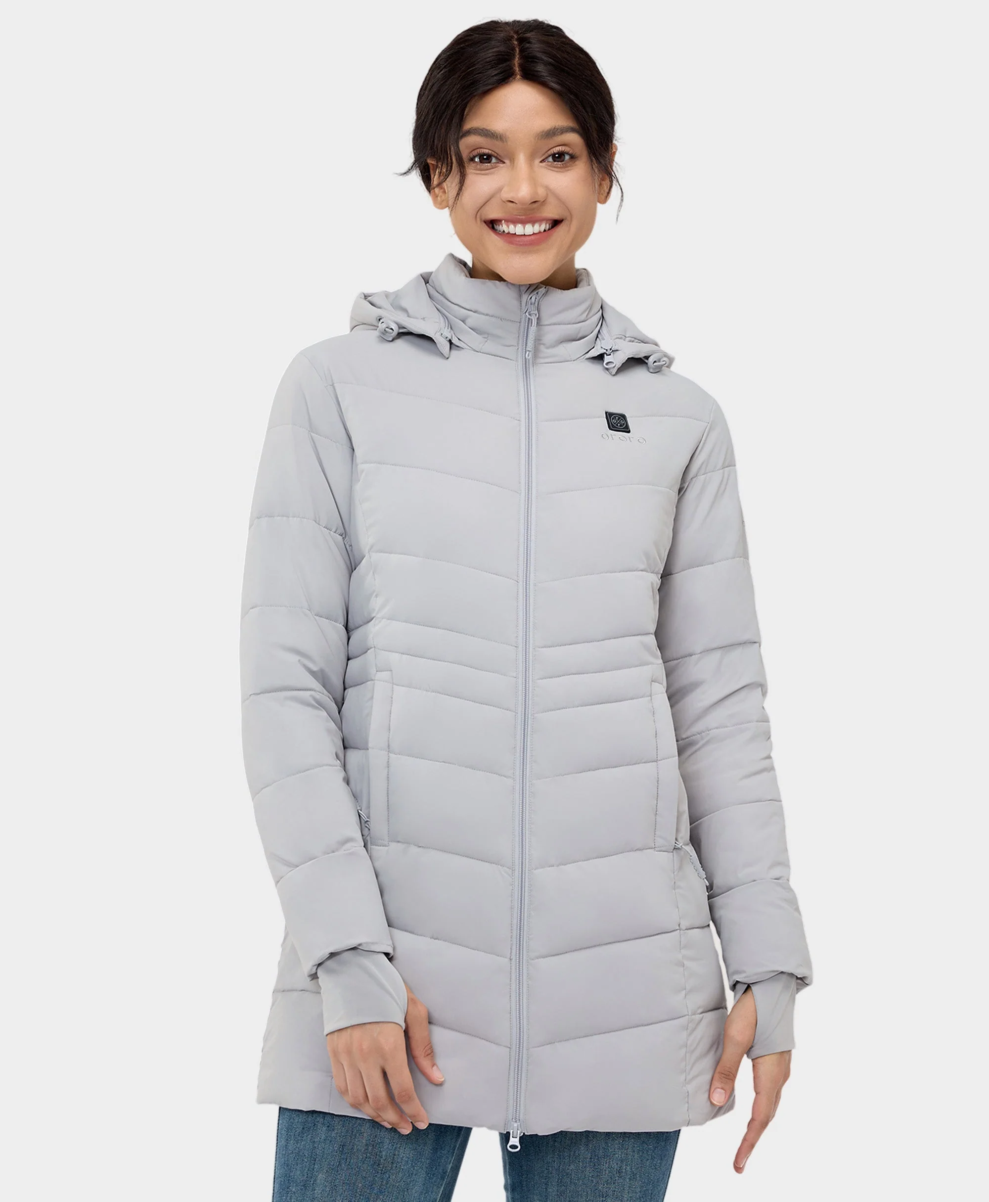 (Open-box) Women's Heated Puffer Parka Jacket (Battery Set Not Included) - Image 23