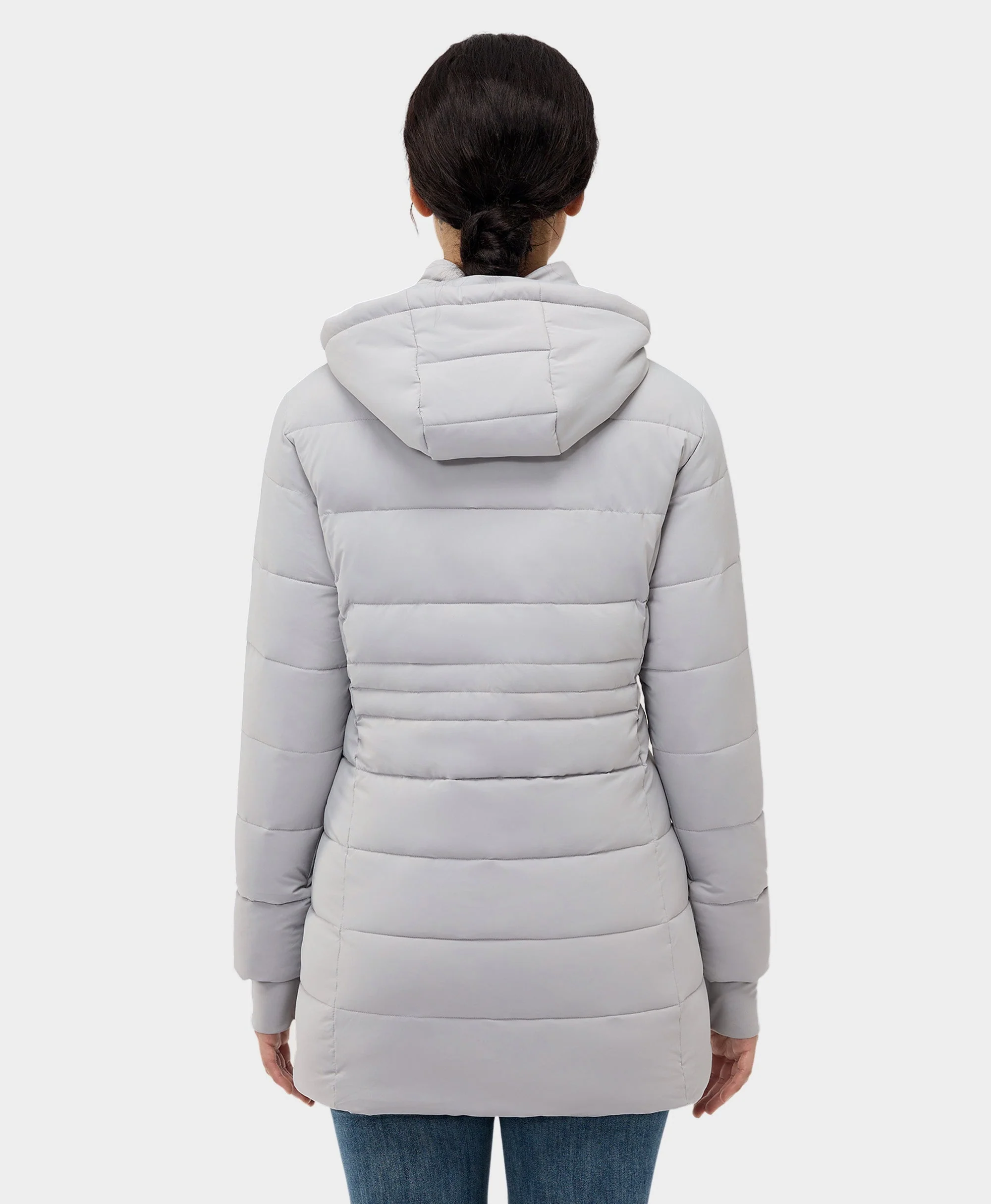 (Open-box) Women's Heated Puffer Parka Jacket (Battery Set Not Included) - Image 25