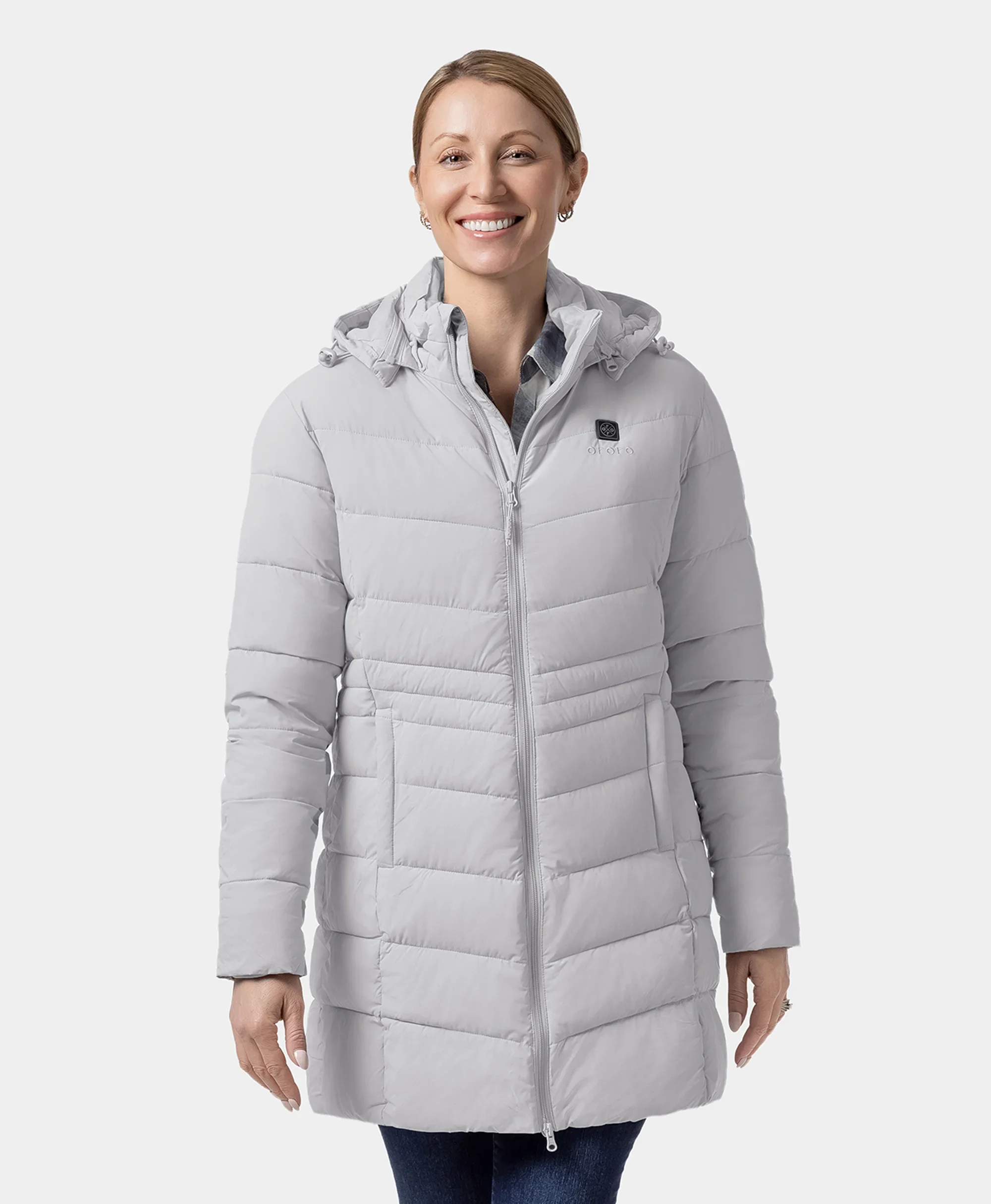 (Open-box) Women's Heated Puffer Parka Jacket (Battery Set Not Included) - Image 26