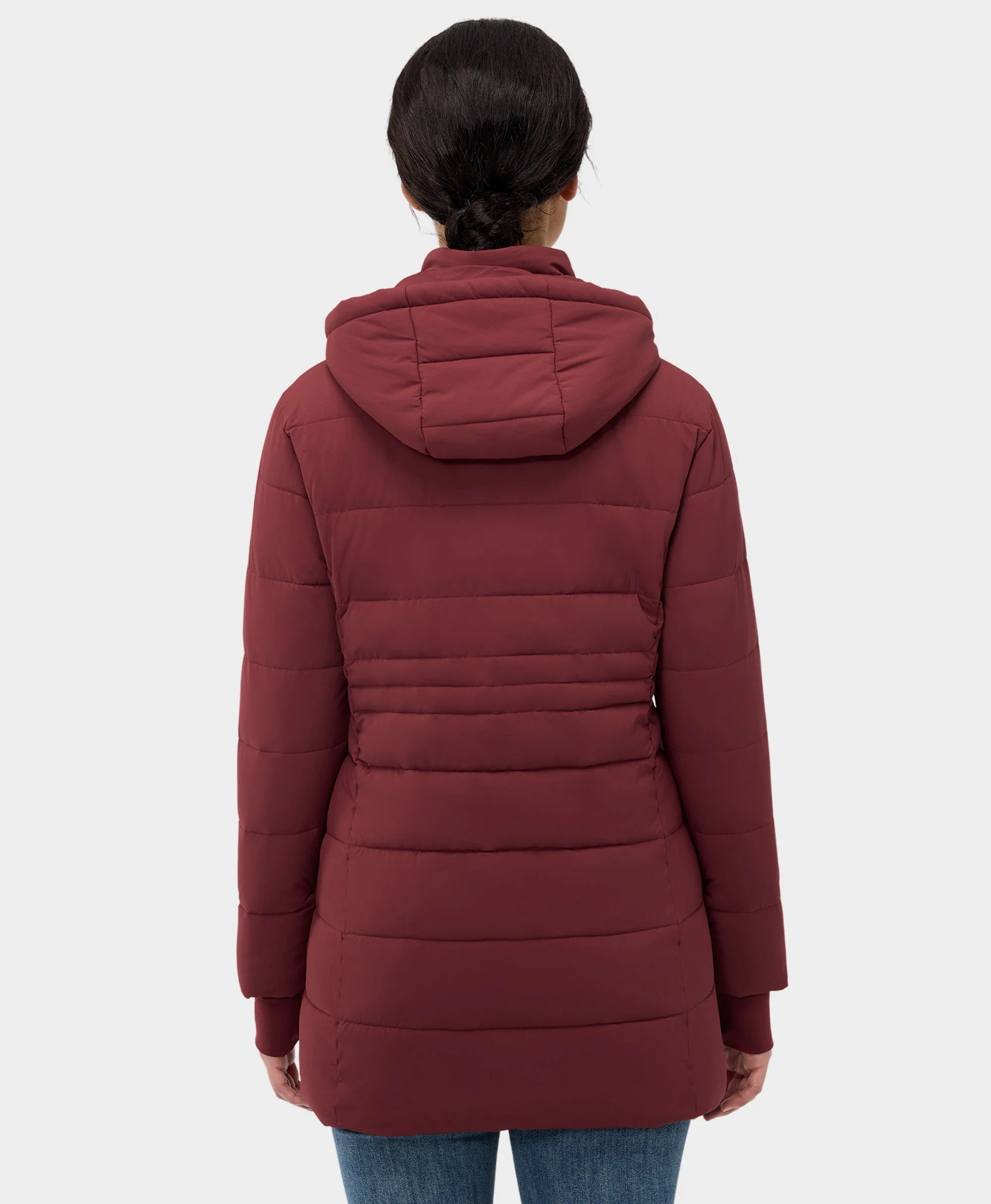 (Open-box) Women's Heated Puffer Parka Jacket (Battery Set Not Included) - Image 39