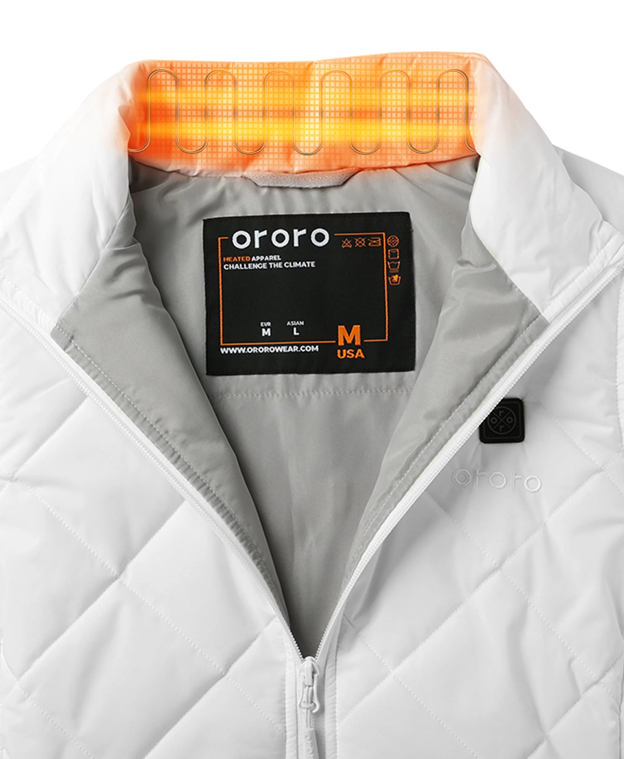 (Open-box) Women's Heated Quilted Vest (Battery Set Not Included) - Image 14