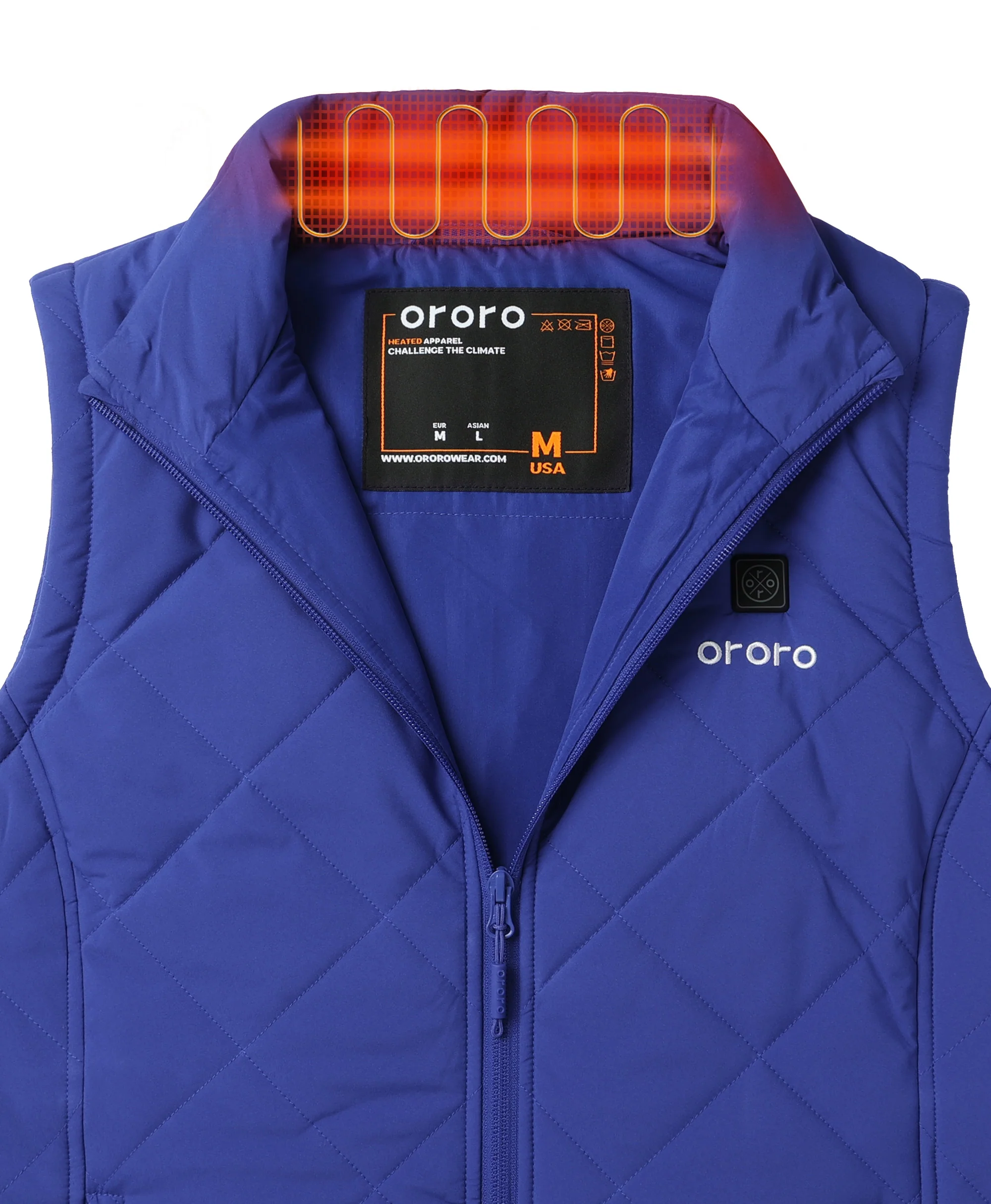 (Open-box) Women's Heated Quilted Vest (Battery Set Not Included) - Image 23