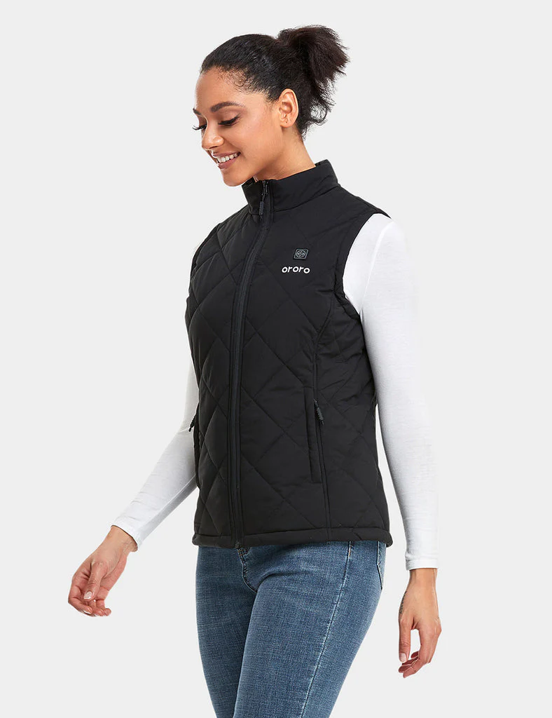 (Open-box) Women's Heated Quilted Vest (Battery Set Not Included) - Image 3