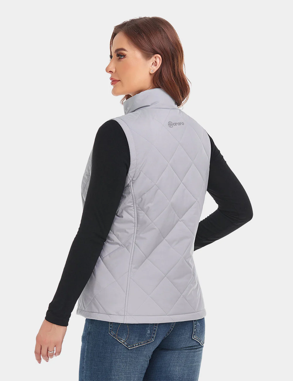 (Open-box) Women's Heated Quilted Vest (Battery Set Not Included) - Image 48