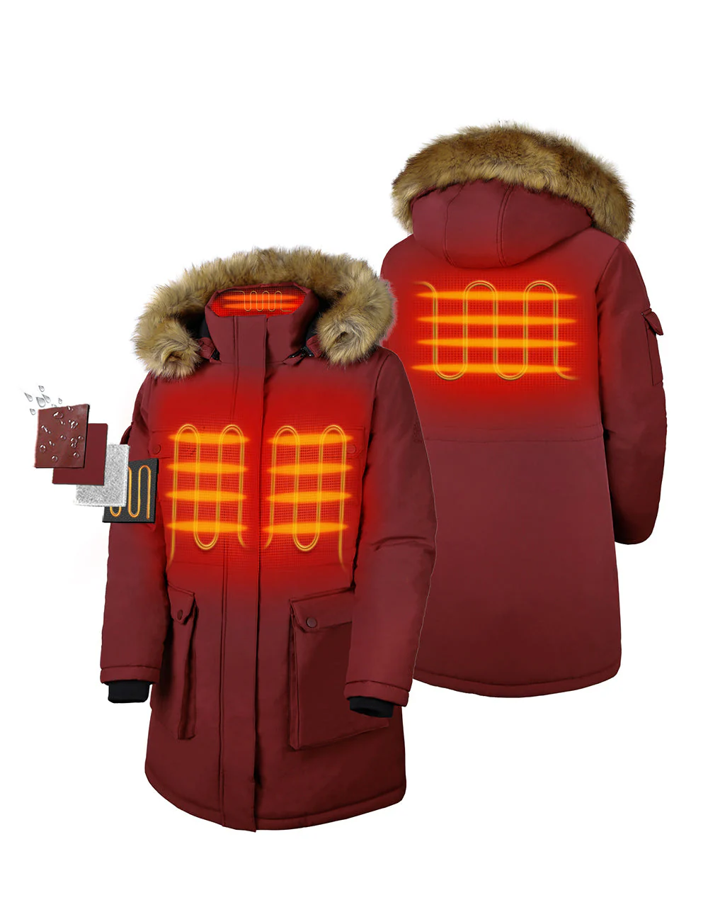 (Open-box) Women's Heated Thermolite® Parka (4 Heating Zones) (Battery Set Not Included) - Image 21