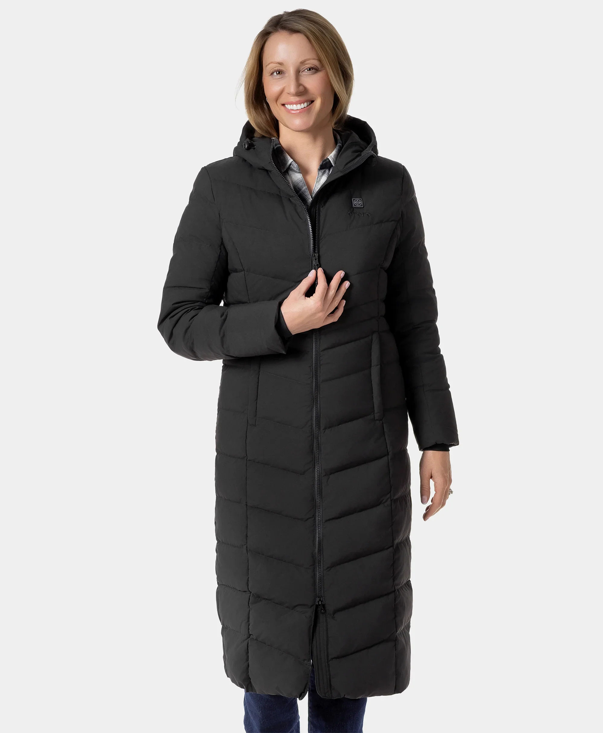 SOHO Women's Heated Down Parka Jacket - Image 16