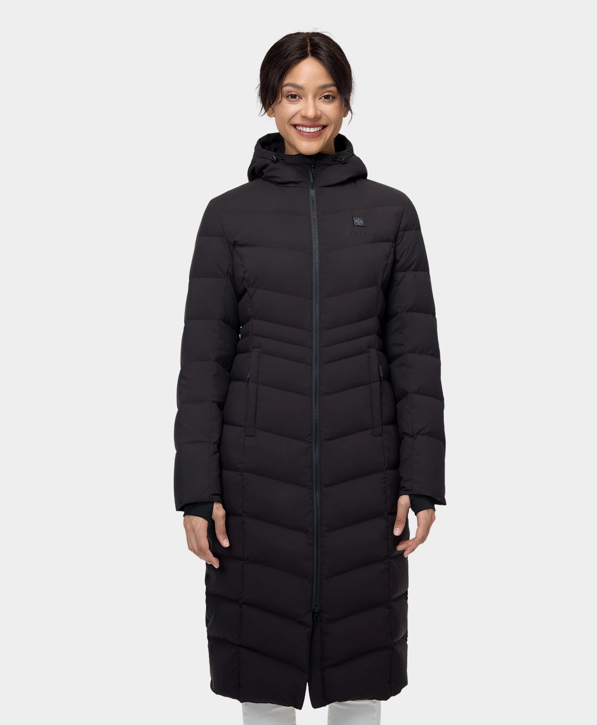 SOHO Women's Heated Down Parka Jacket - Image 18