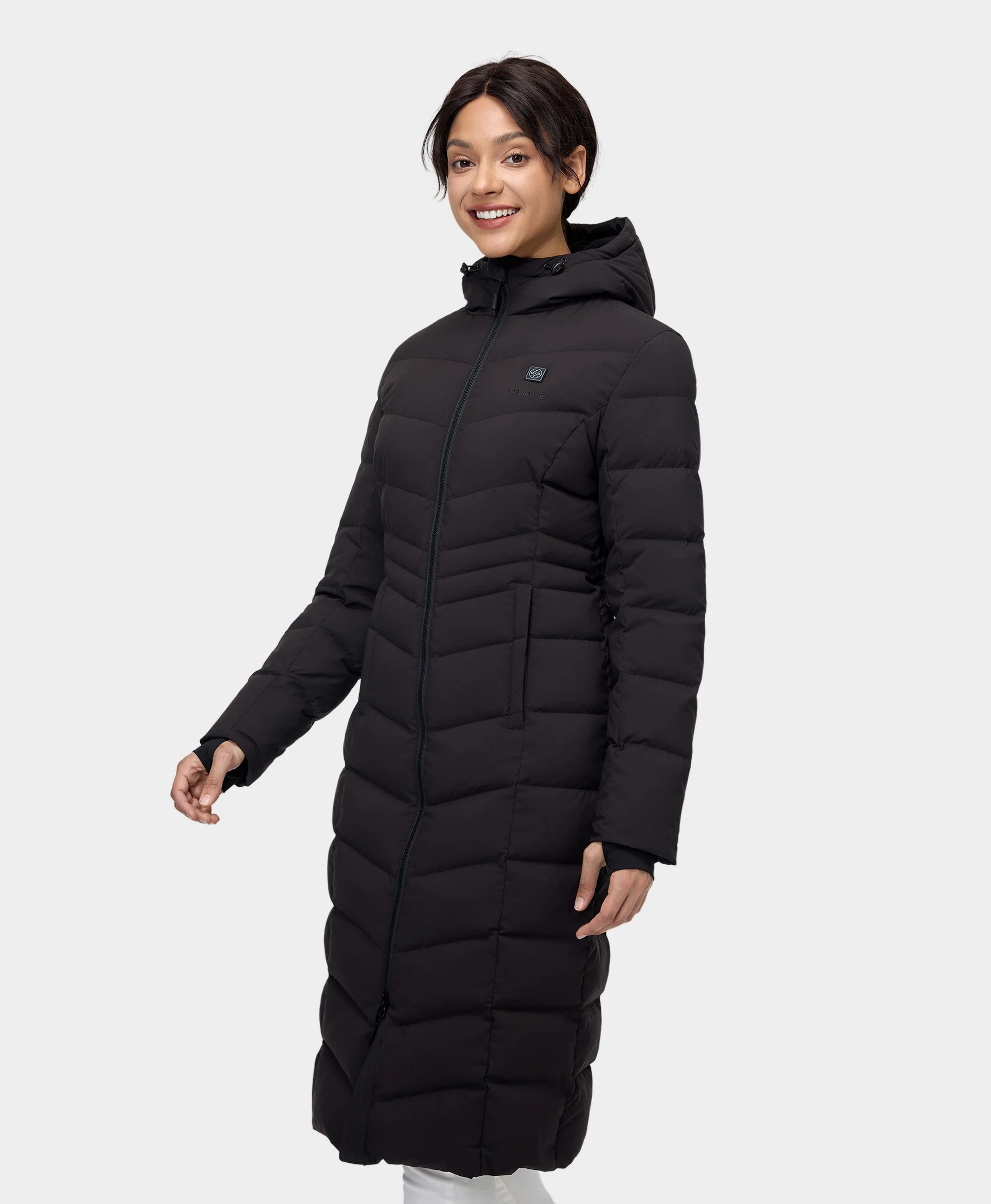 SOHO Women's Heated Down Parka Jacket - Image 19
