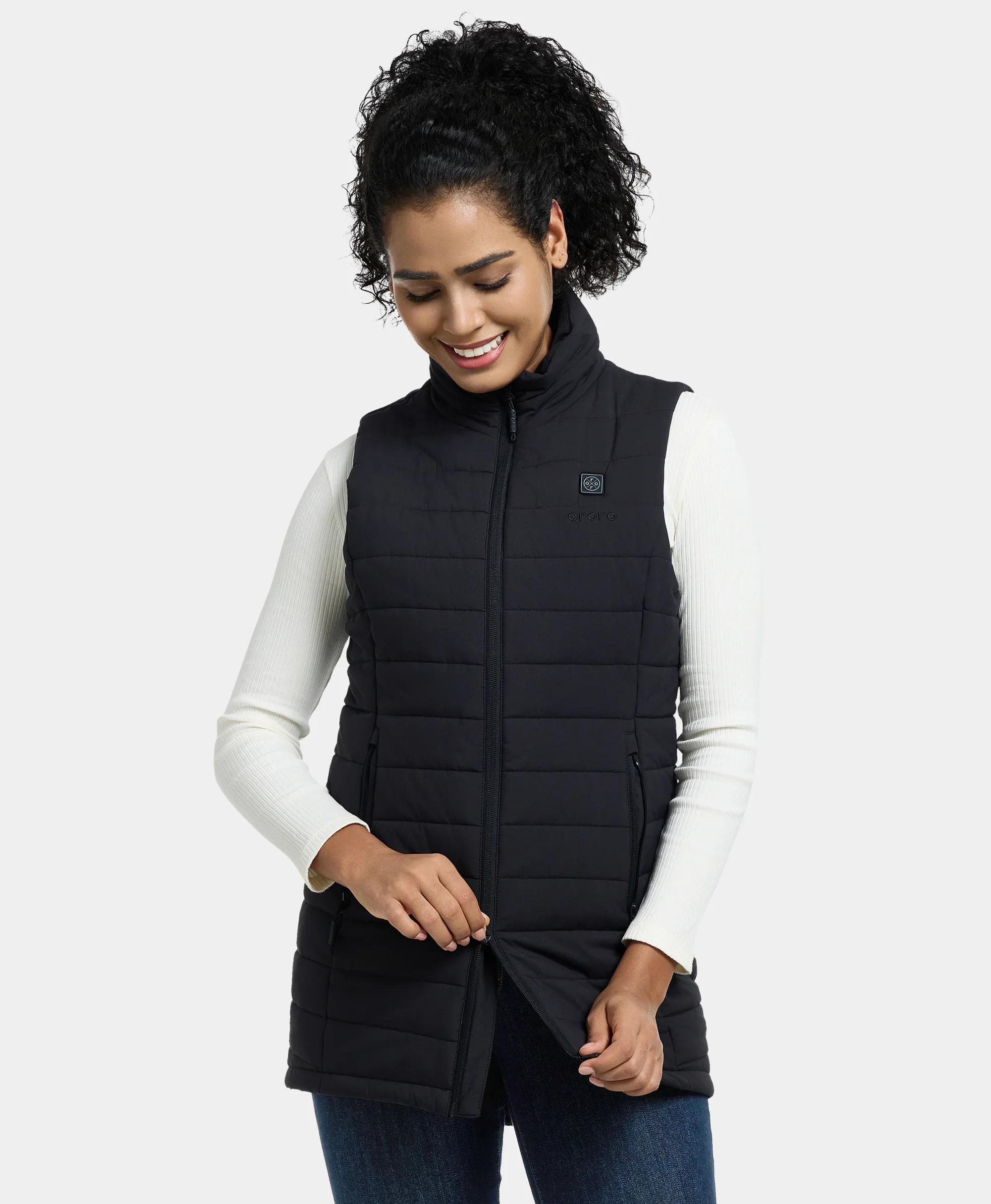 Tribeca Women's Heated Long Puffer Vest - Image 18