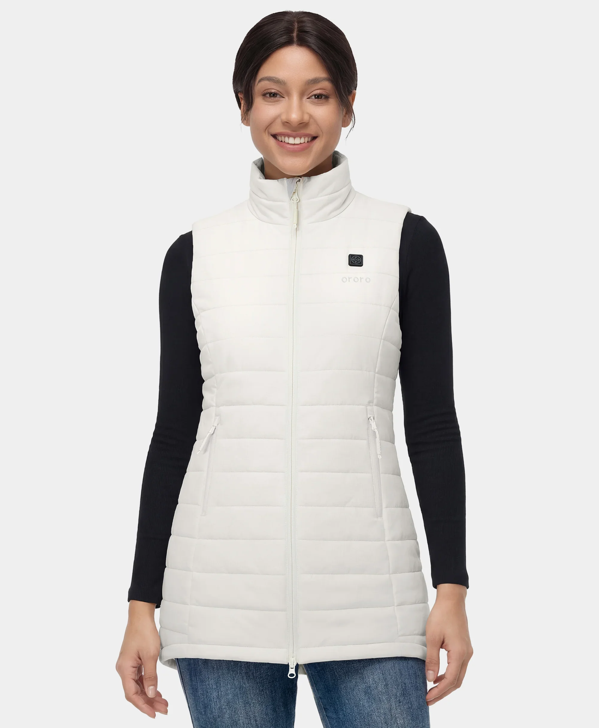 Tribeca Women's Heated Long Puffer Vest - Image 27