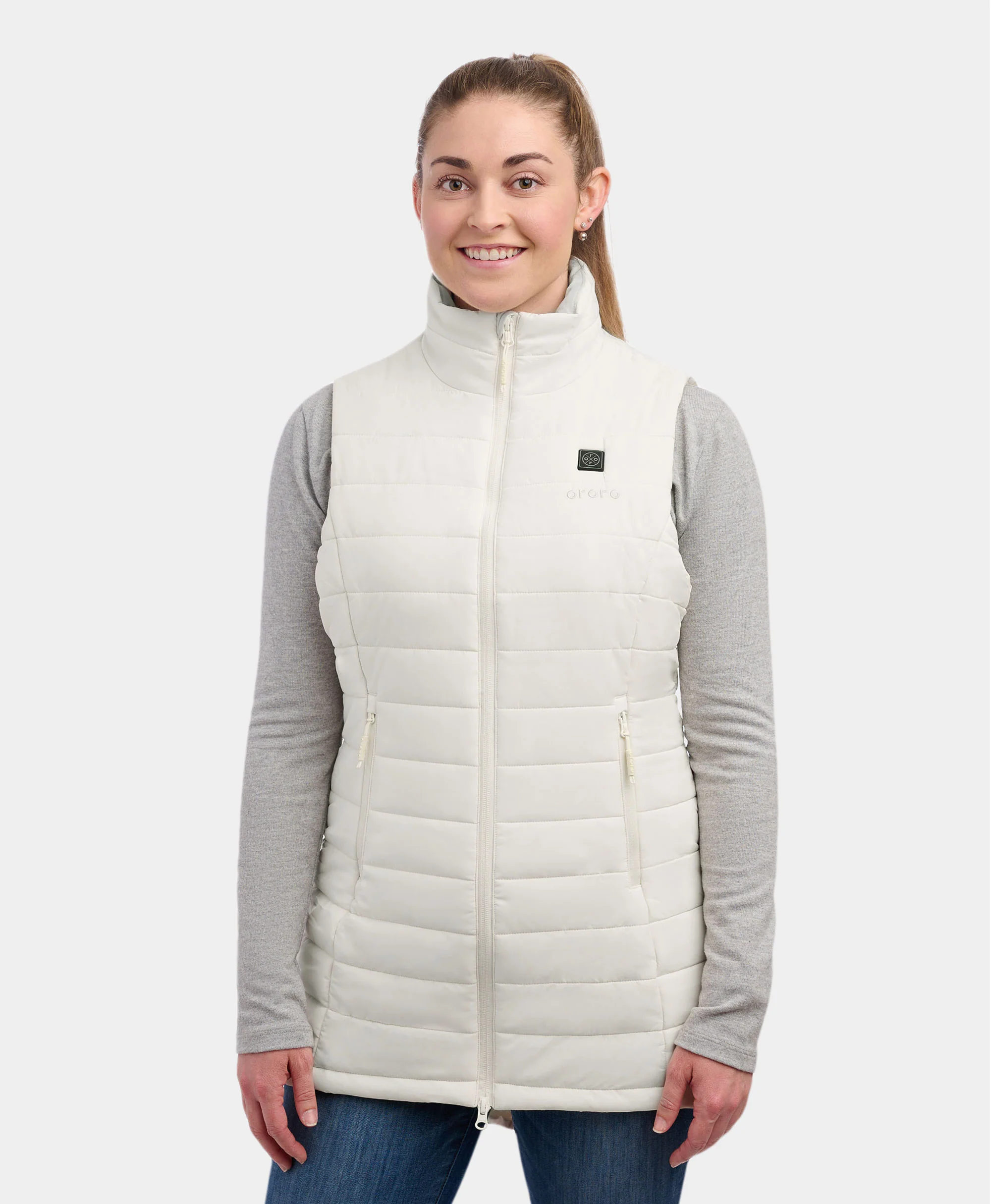 Tribeca Women's Heated Long Puffer Vest - Image 29