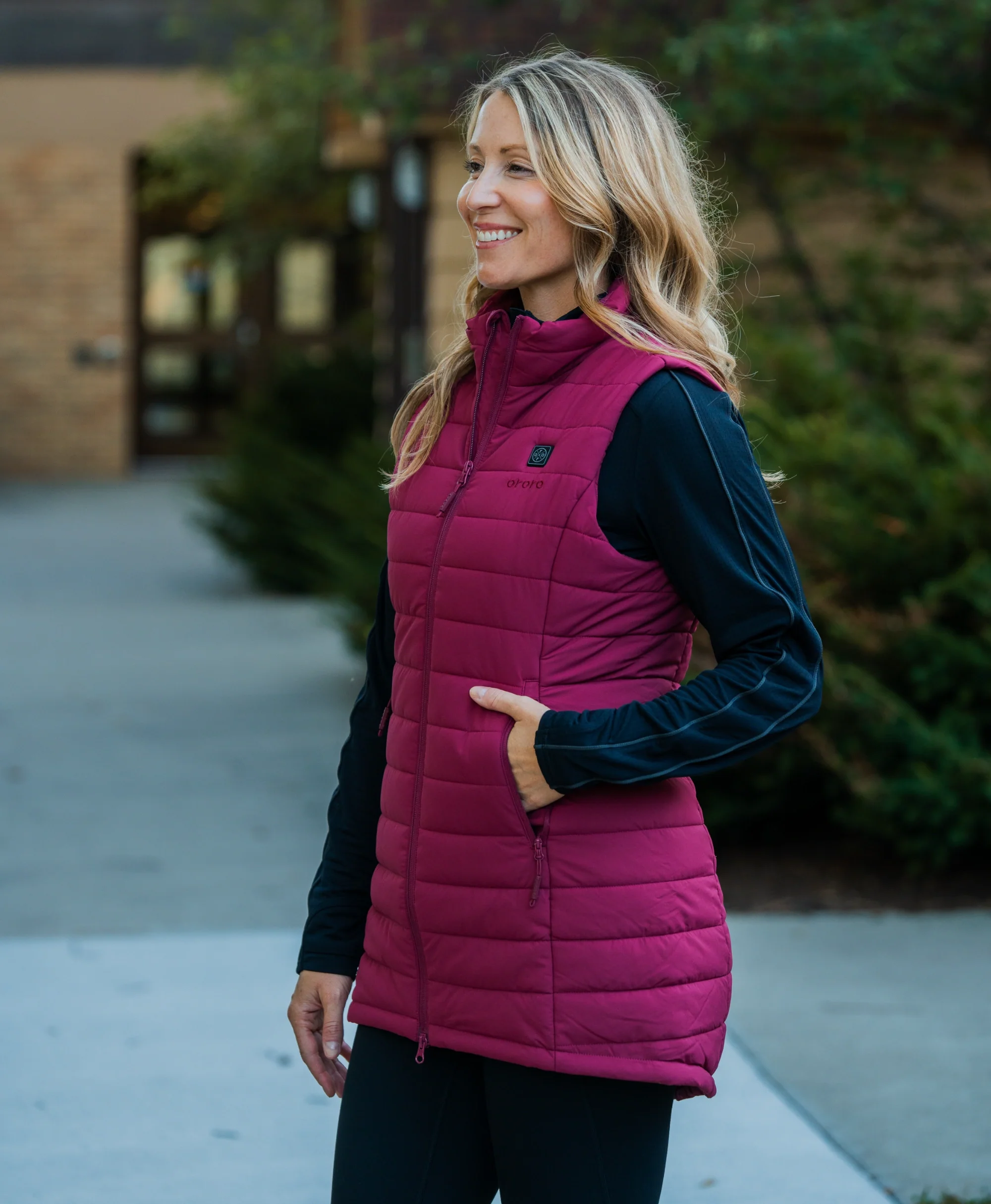 Tribeca Women's Heated Long Puffer Vest - Image 43