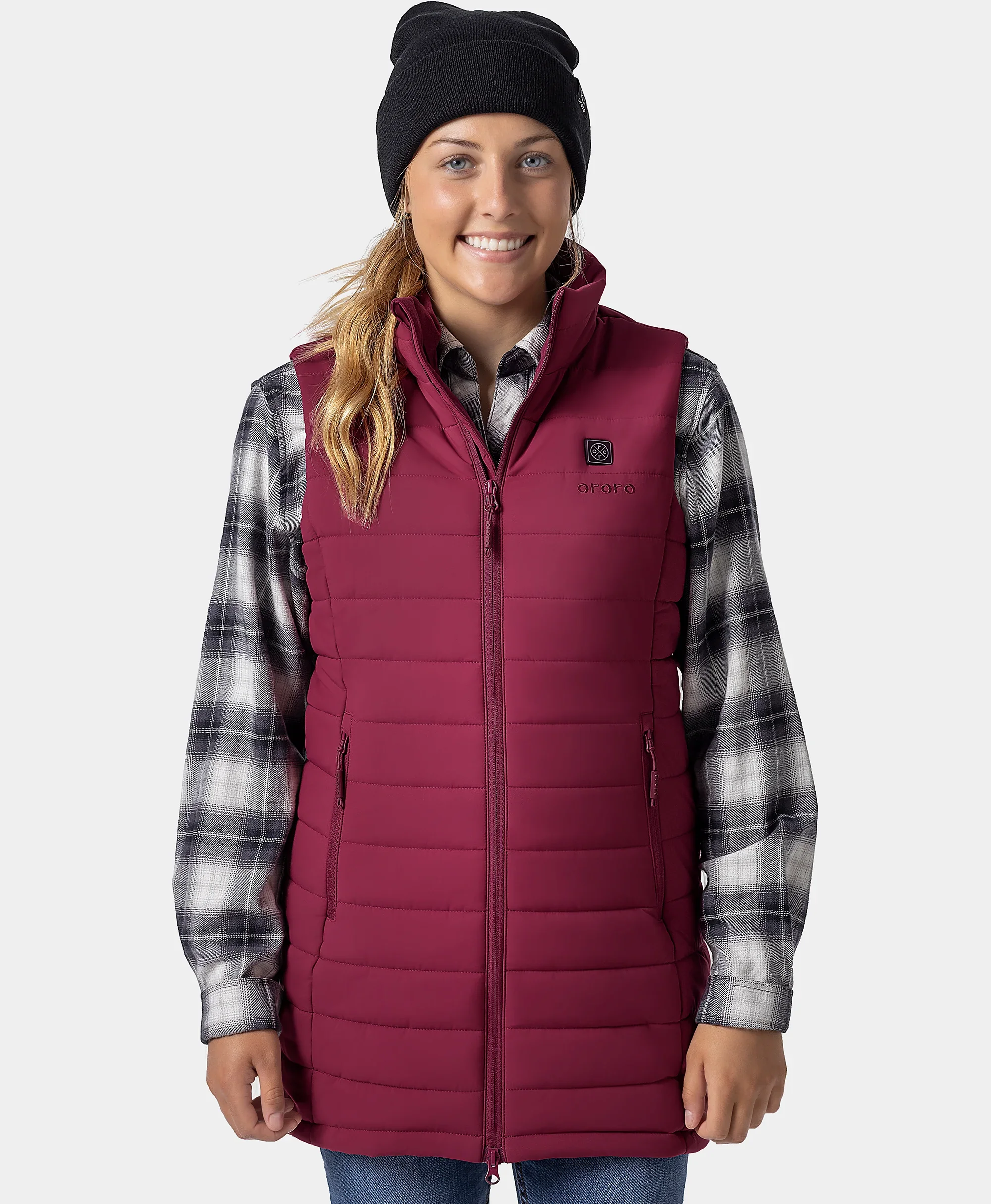 Tribeca Women's Heated Long Puffer Vest - Image 57