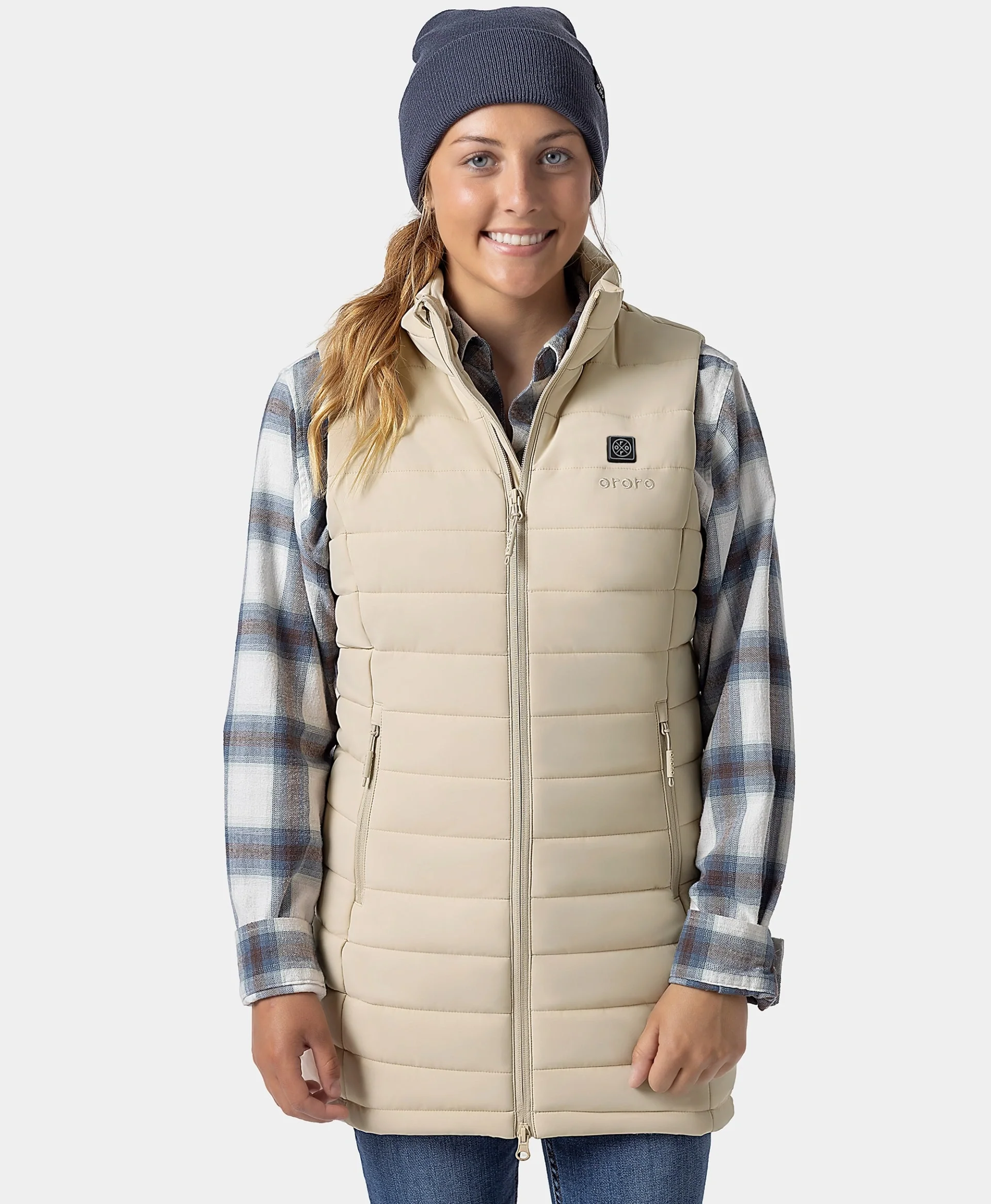Tribeca Women's Heated Long Puffer Vest - Image 68