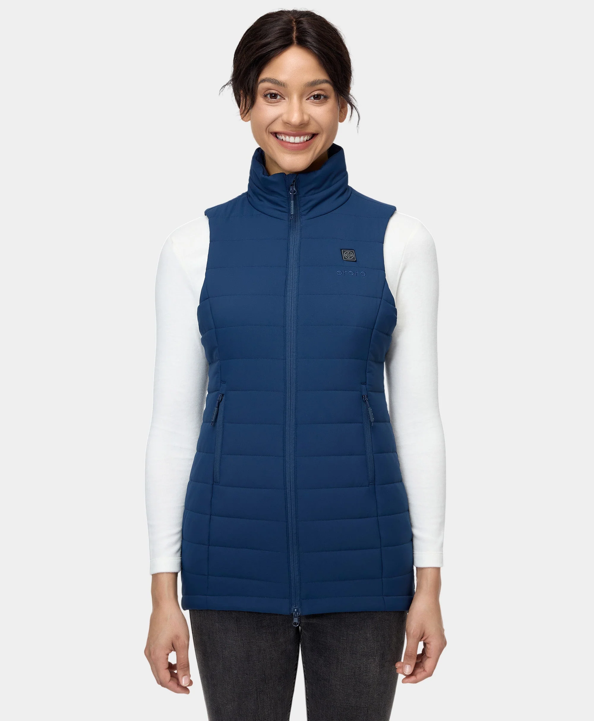 Tribeca Women's Heated Long Puffer Vest - Image 7