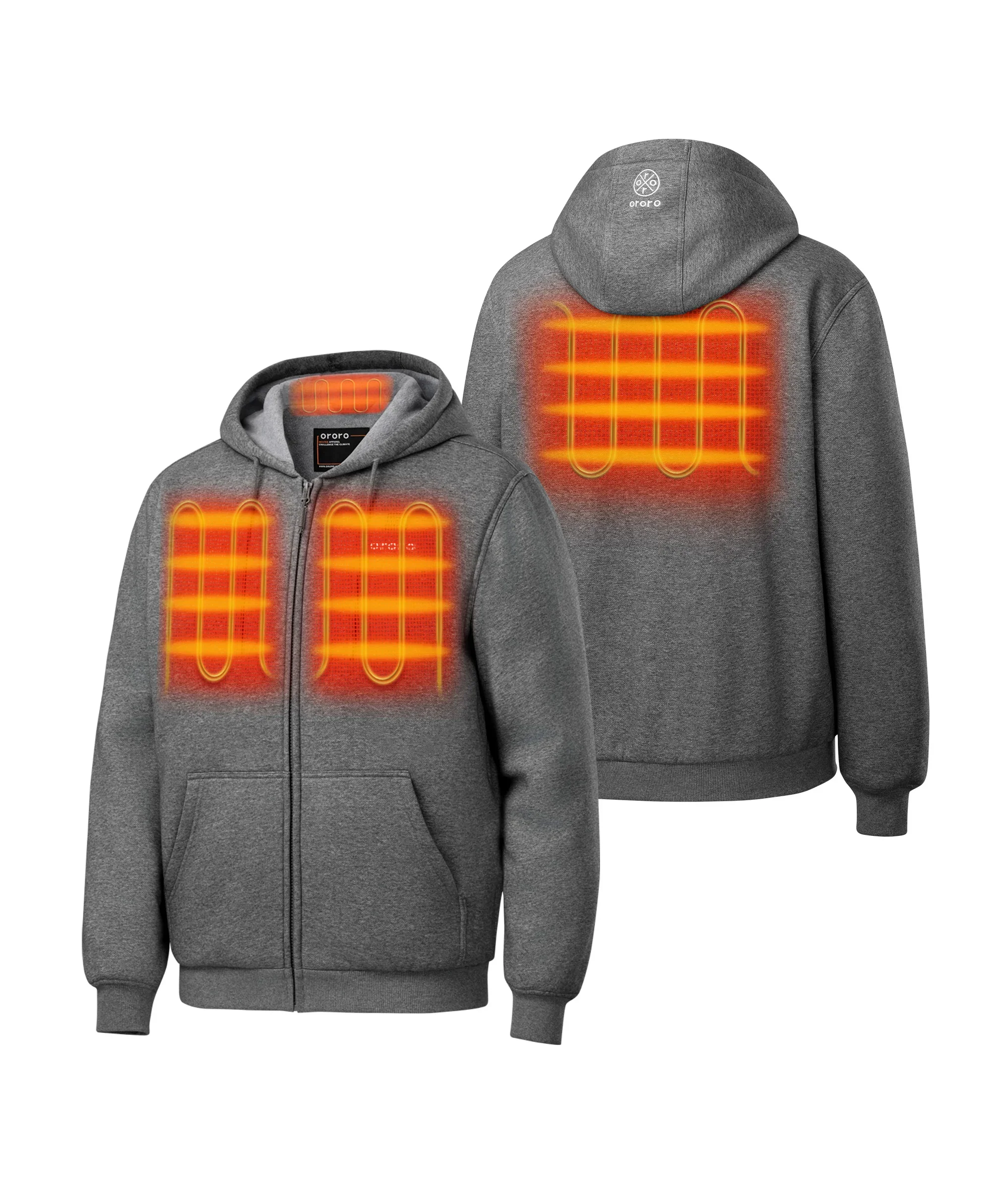 Element Unisex 4-Zone Fleece Heated Hoodie - Image 9