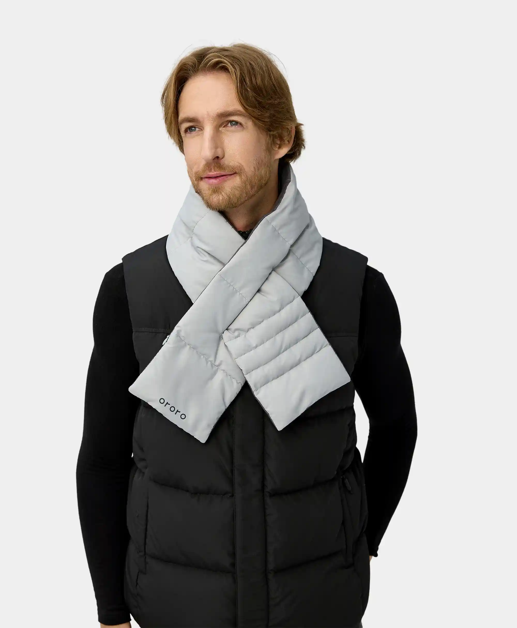 Unisex Heated Puffer Down Scarf - Image 15