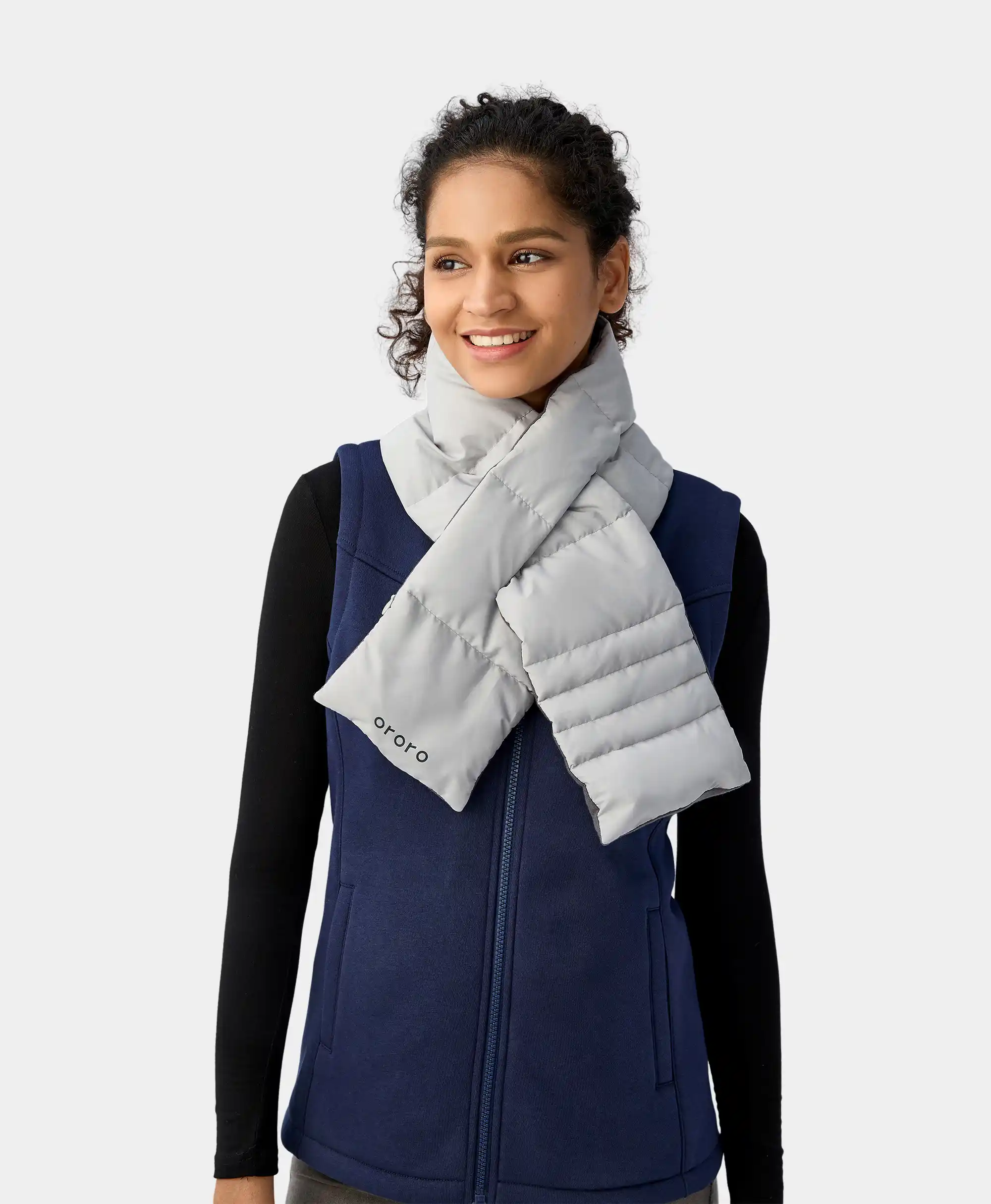 Unisex Heated Puffer Down Scarf - Image 23