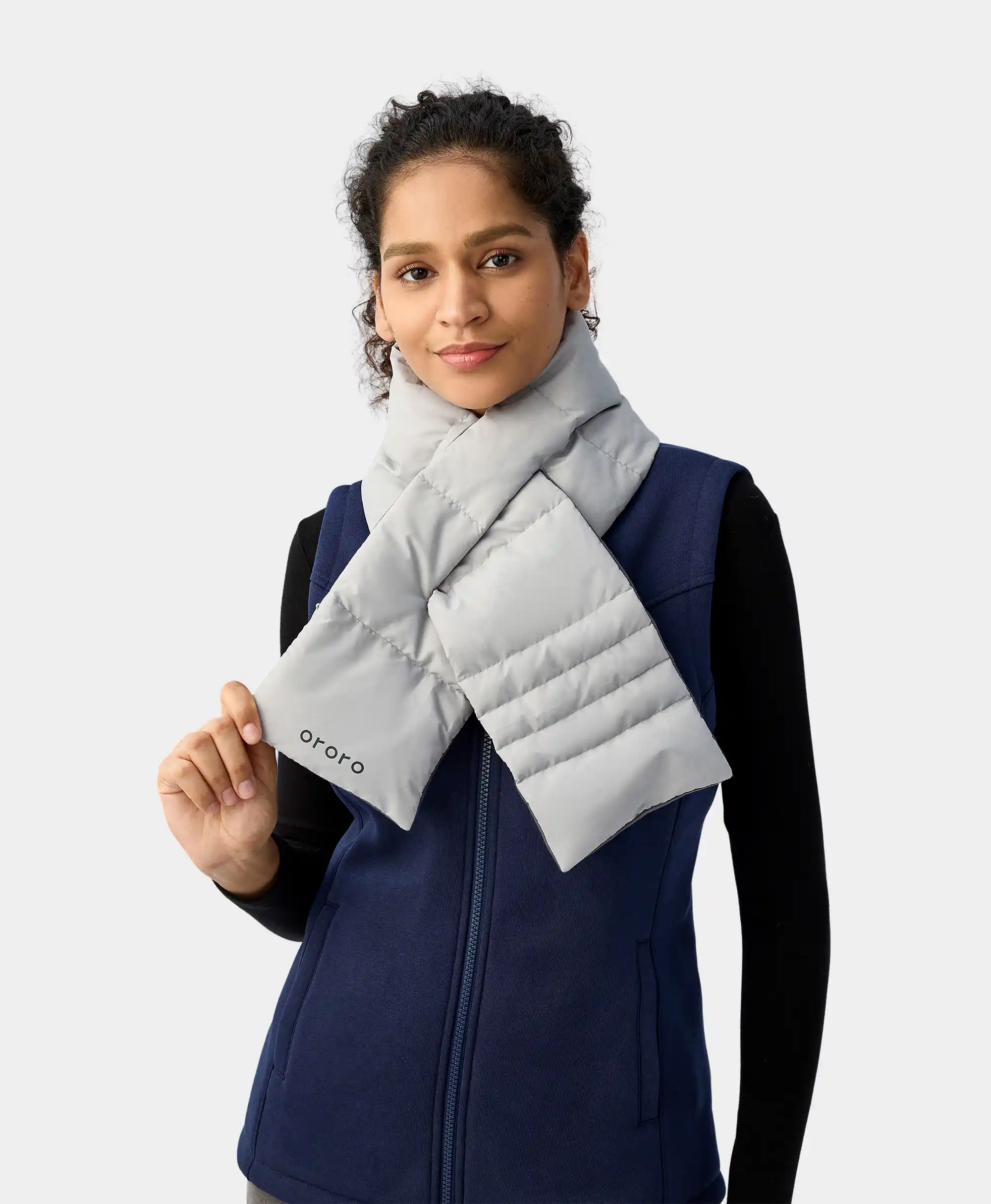 Unisex Heated Puffer Down Scarf - Image 25