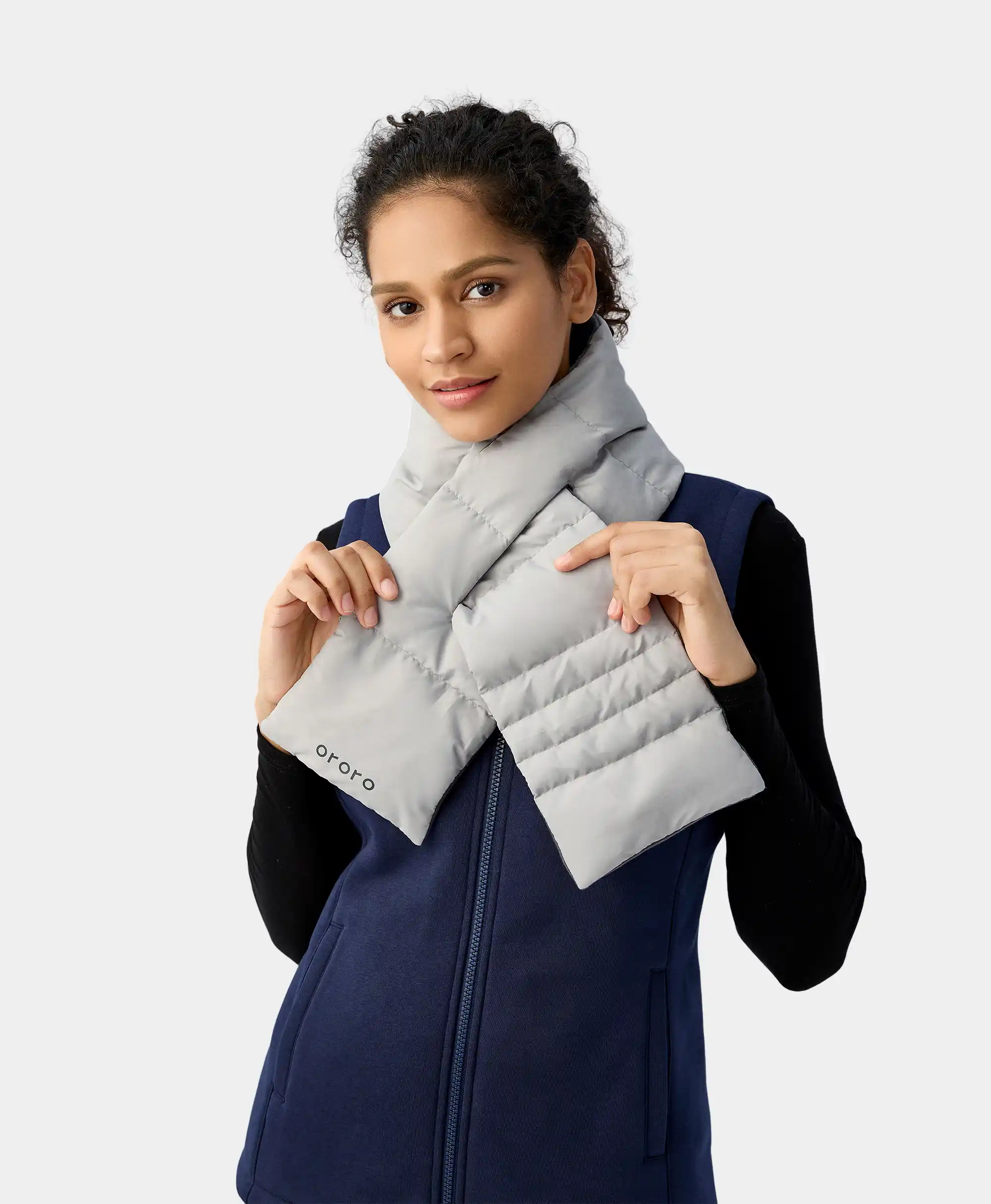 Unisex Heated Puffer Down Scarf - Image 26