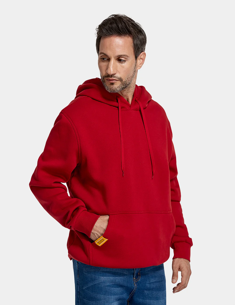 Unisex Heated Pullover Hoodie with Heating on Chests (Final Sale) - Image 11
