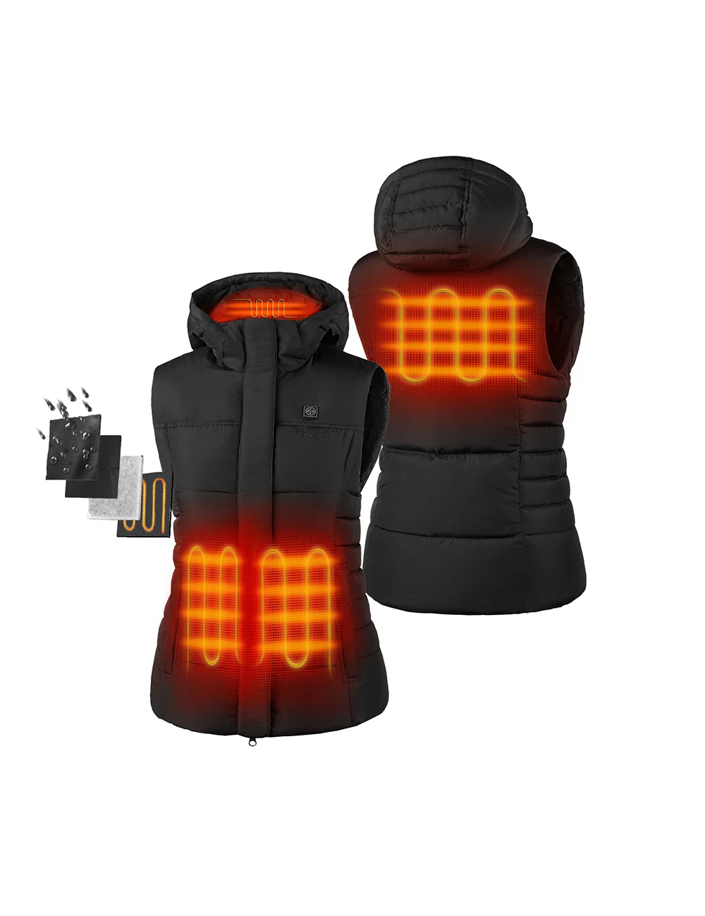 Women's Heated Down Vest (800-Fill) - Image 15