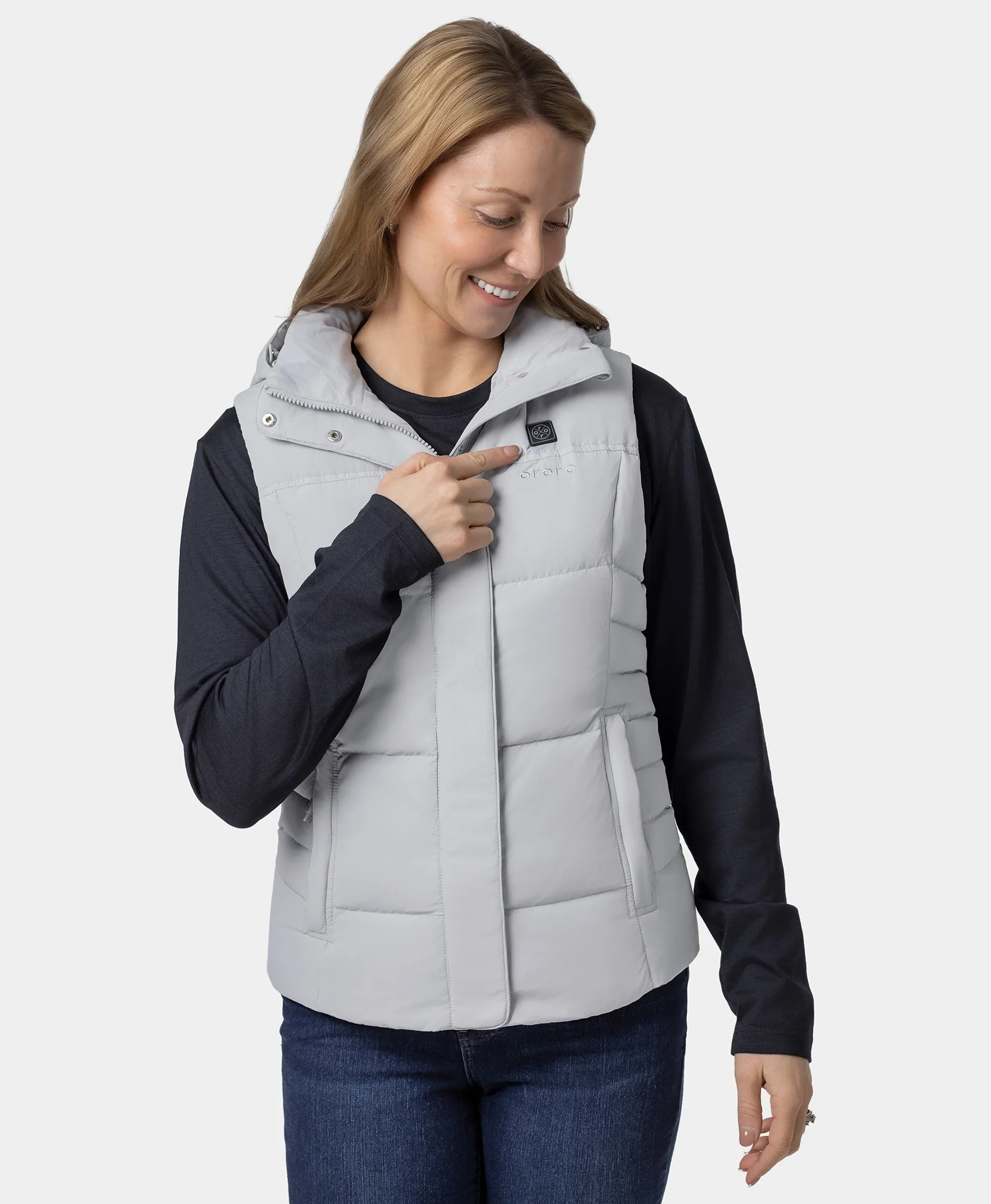 Women's Heated Down Vest (800-Fill) - Image 5