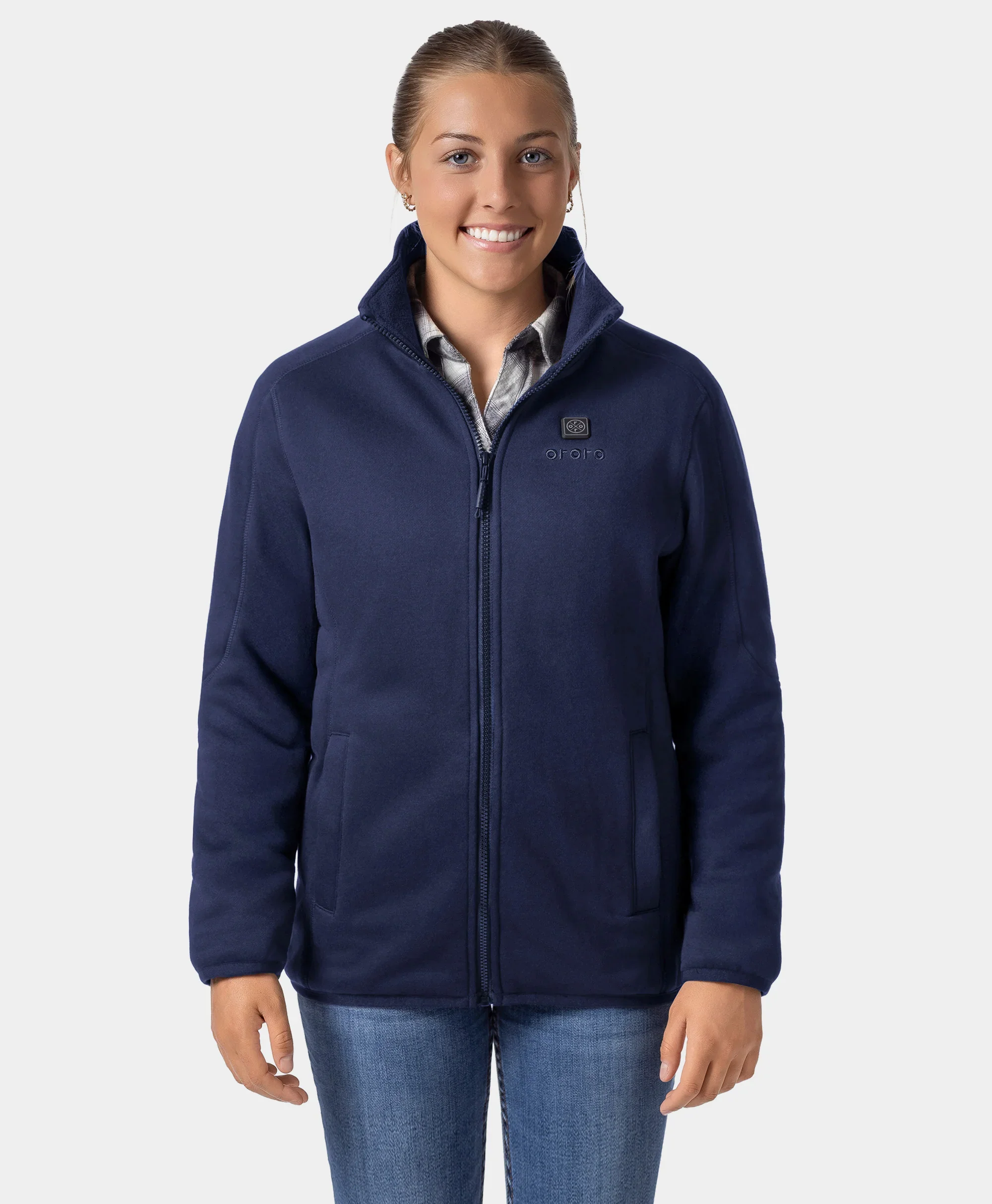 Women's Heated Full-Zip Fleece Jacket - Image 12