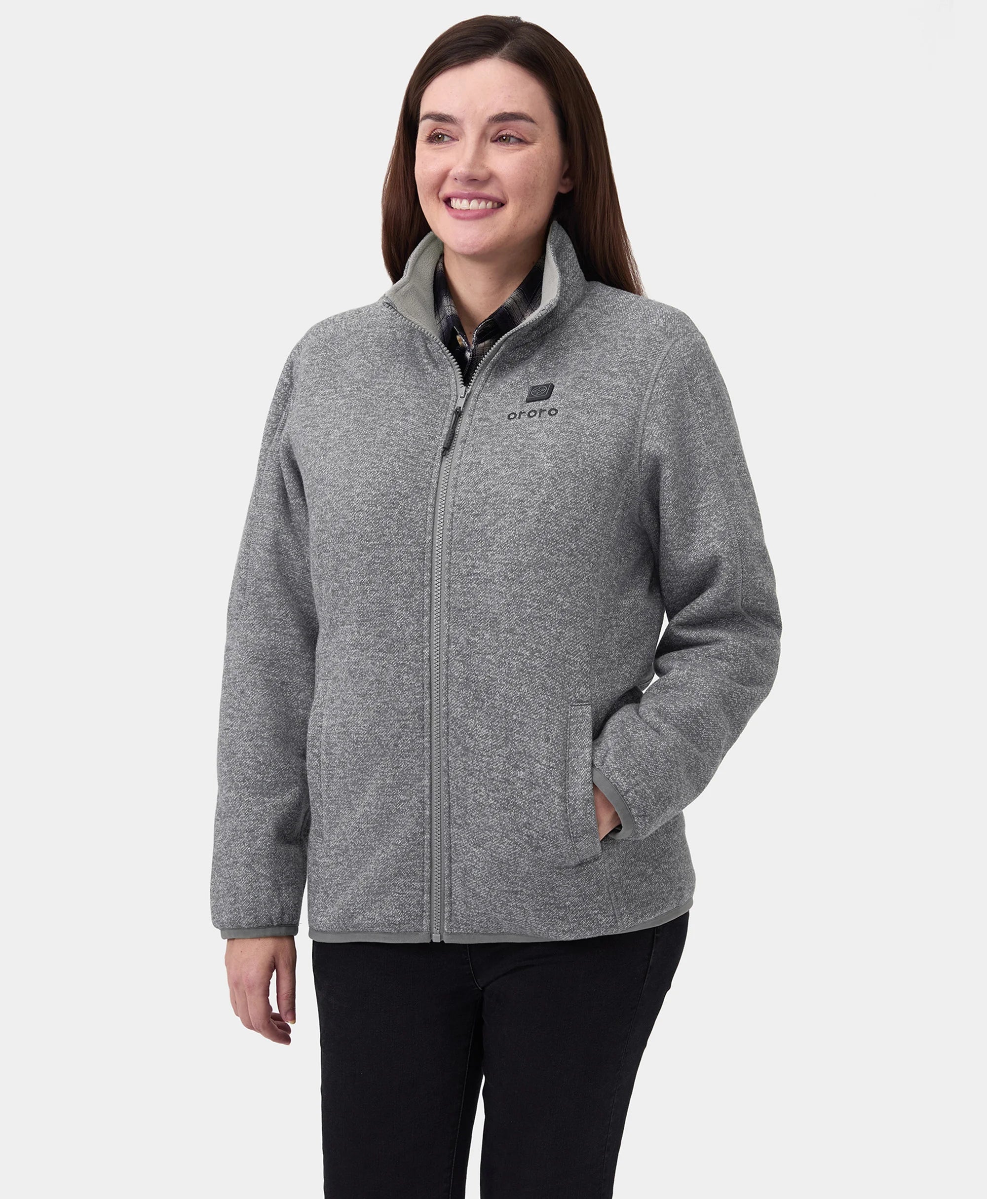 Women's Heated Full-Zip Fleece Jacket - Image 22