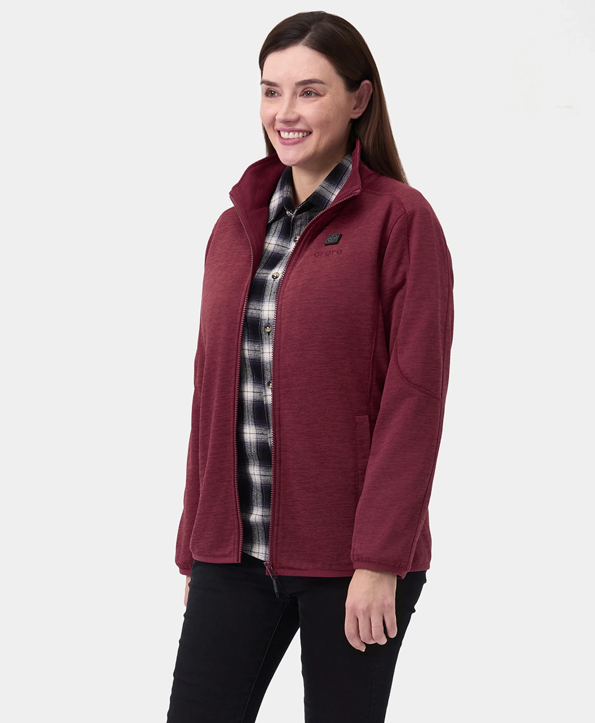 Women's Heated Full-Zip Fleece Jacket - Image 30