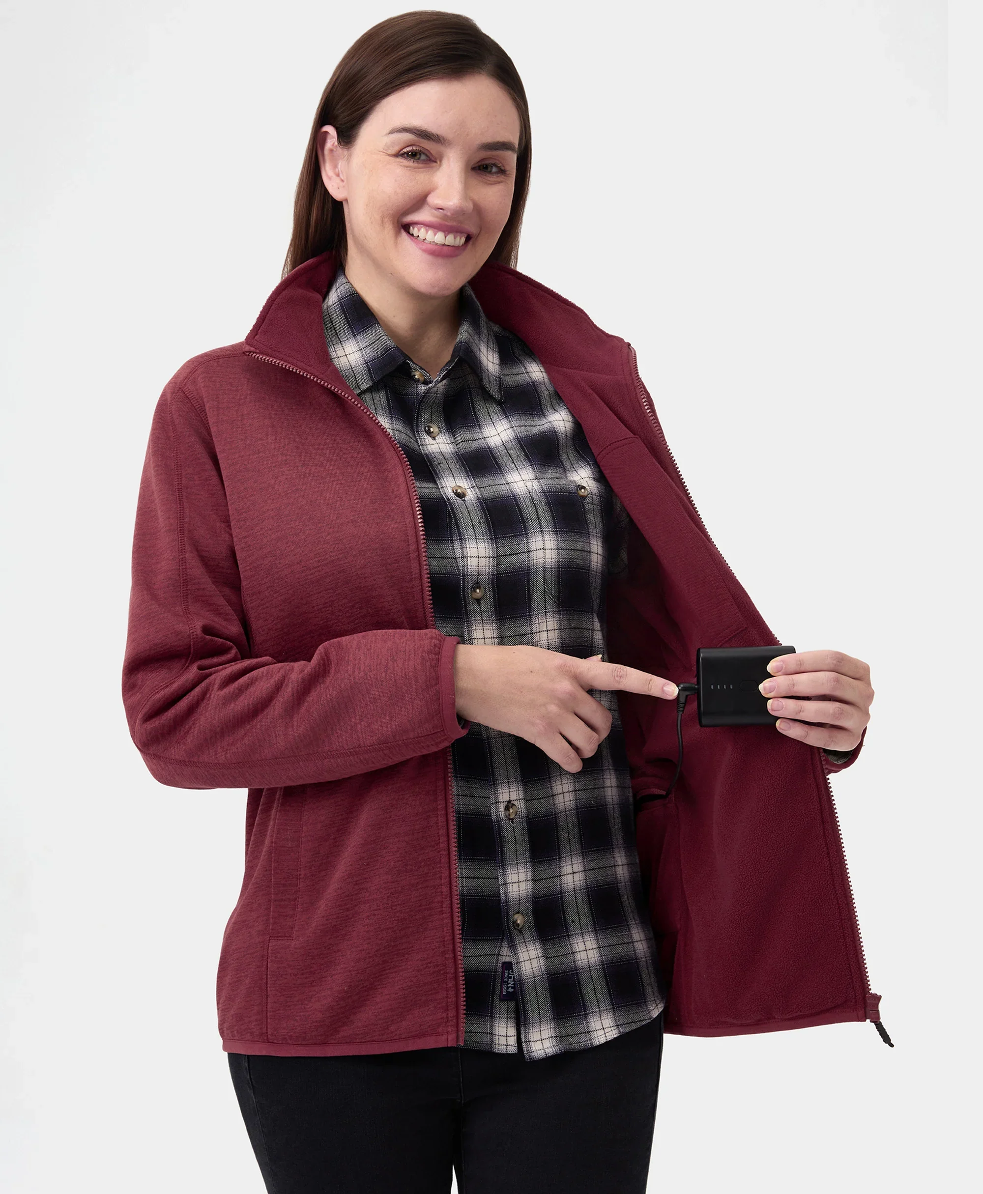 Women's Heated Full-Zip Fleece Jacket - Image 31