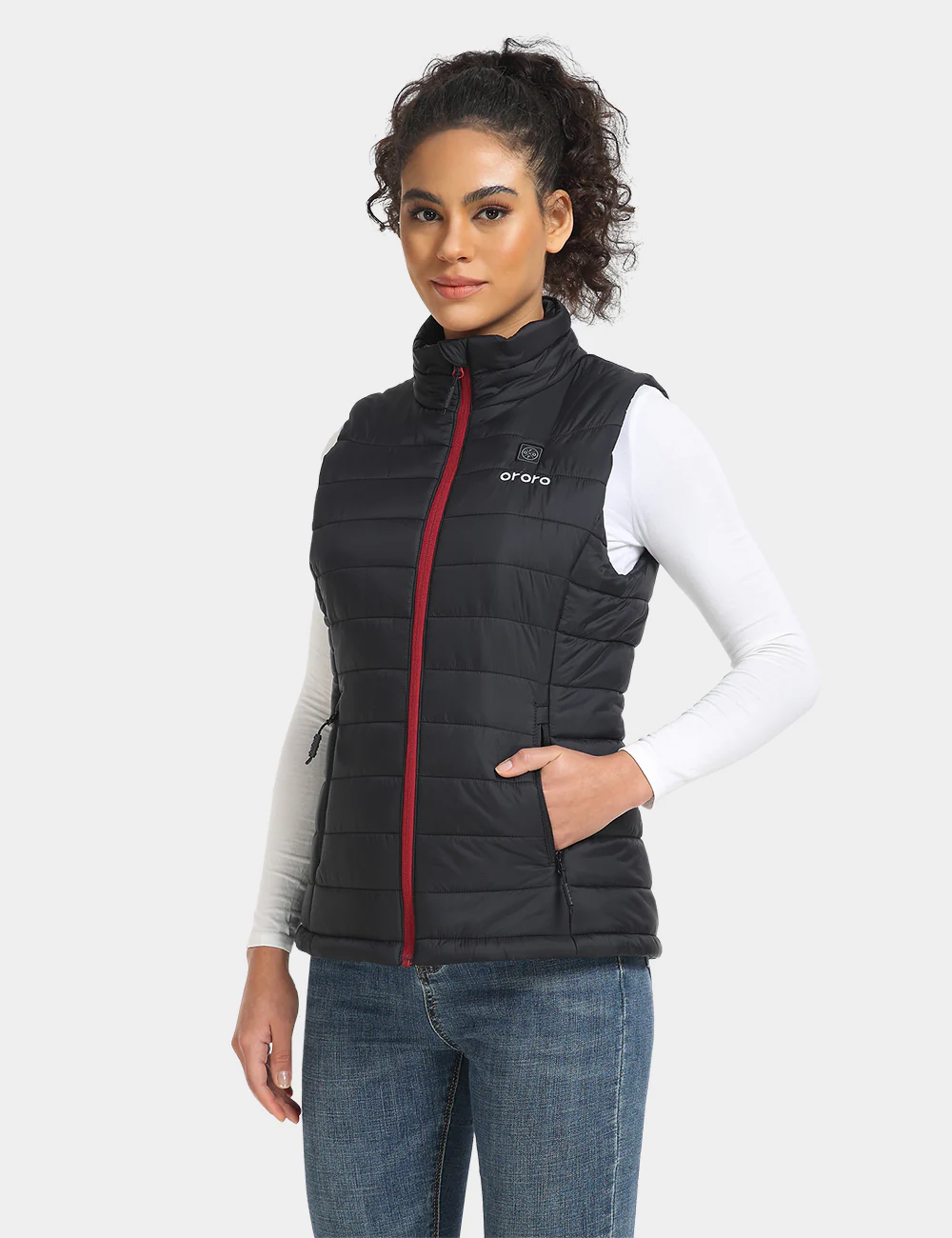 Women's Classic Heated Vest - Black - Image 4