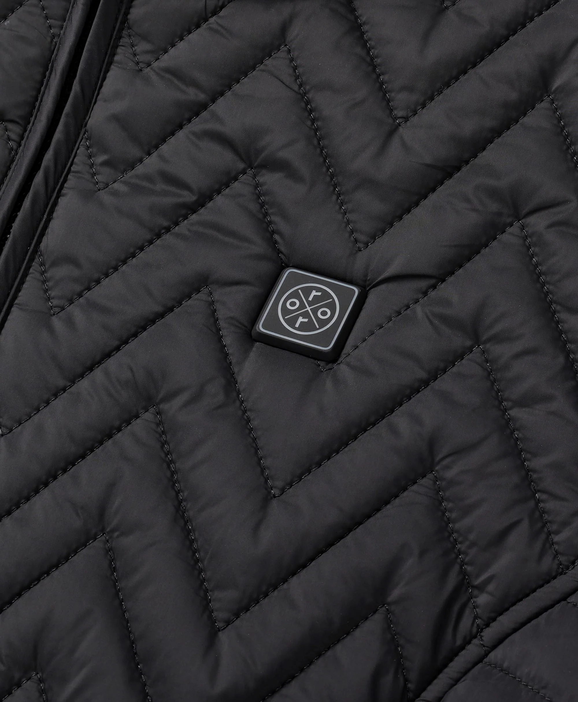 Women's Heated Chevron Quilted Vest - Image 15