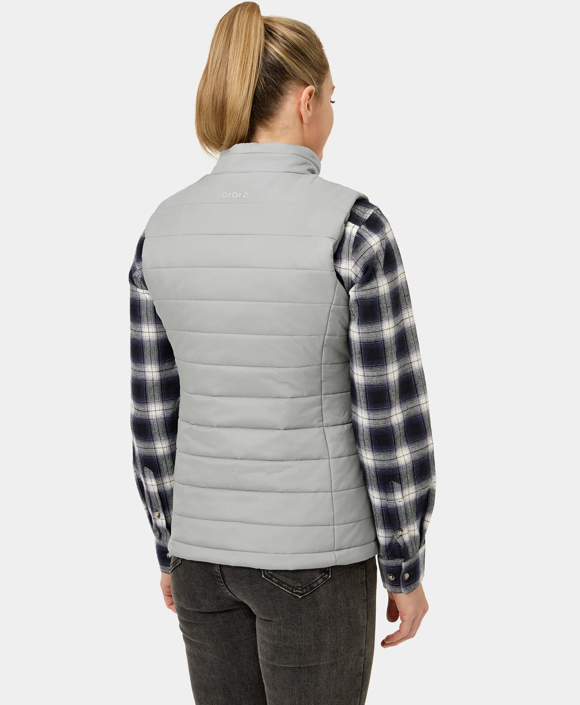 Women's Classic Heated Vest - Gray - Image 6