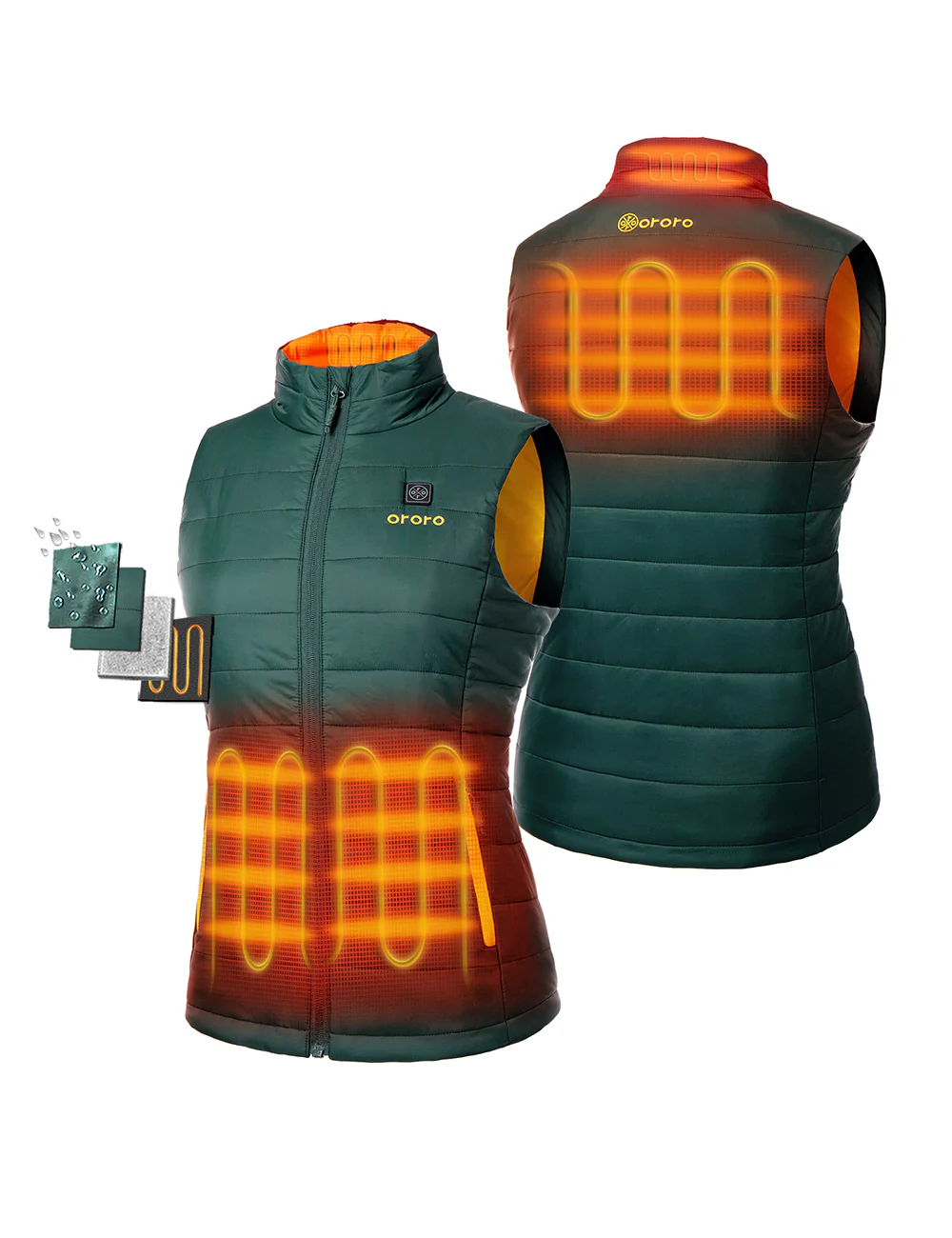 Women's Classic Heated Vest - New Colors - Image 36