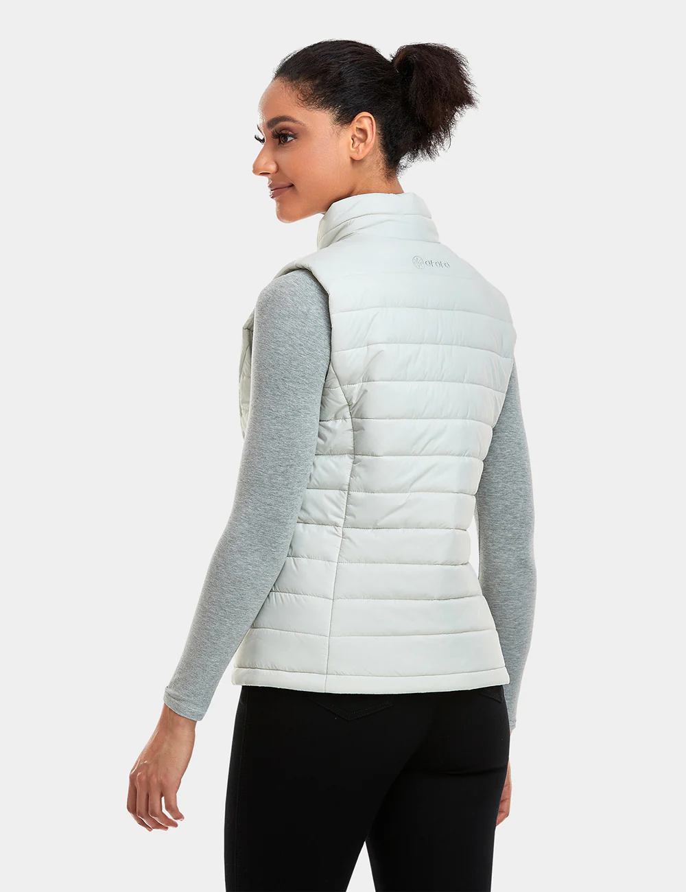 Women's Classic Heated Vest - Off-White - Image 4