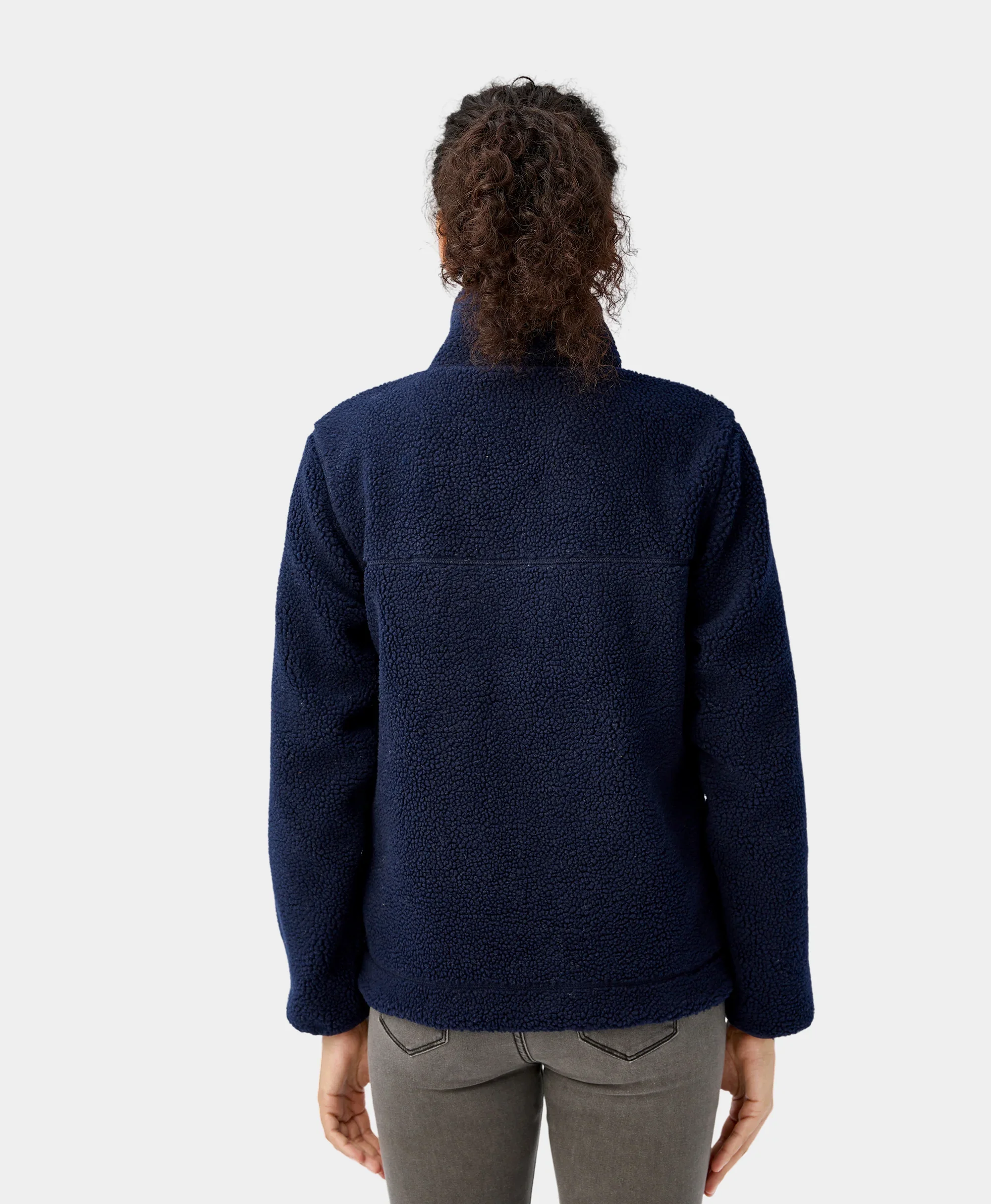 Women's Colorblock Recycled Fleece Heated Jacket (Final Sale) - Image 16