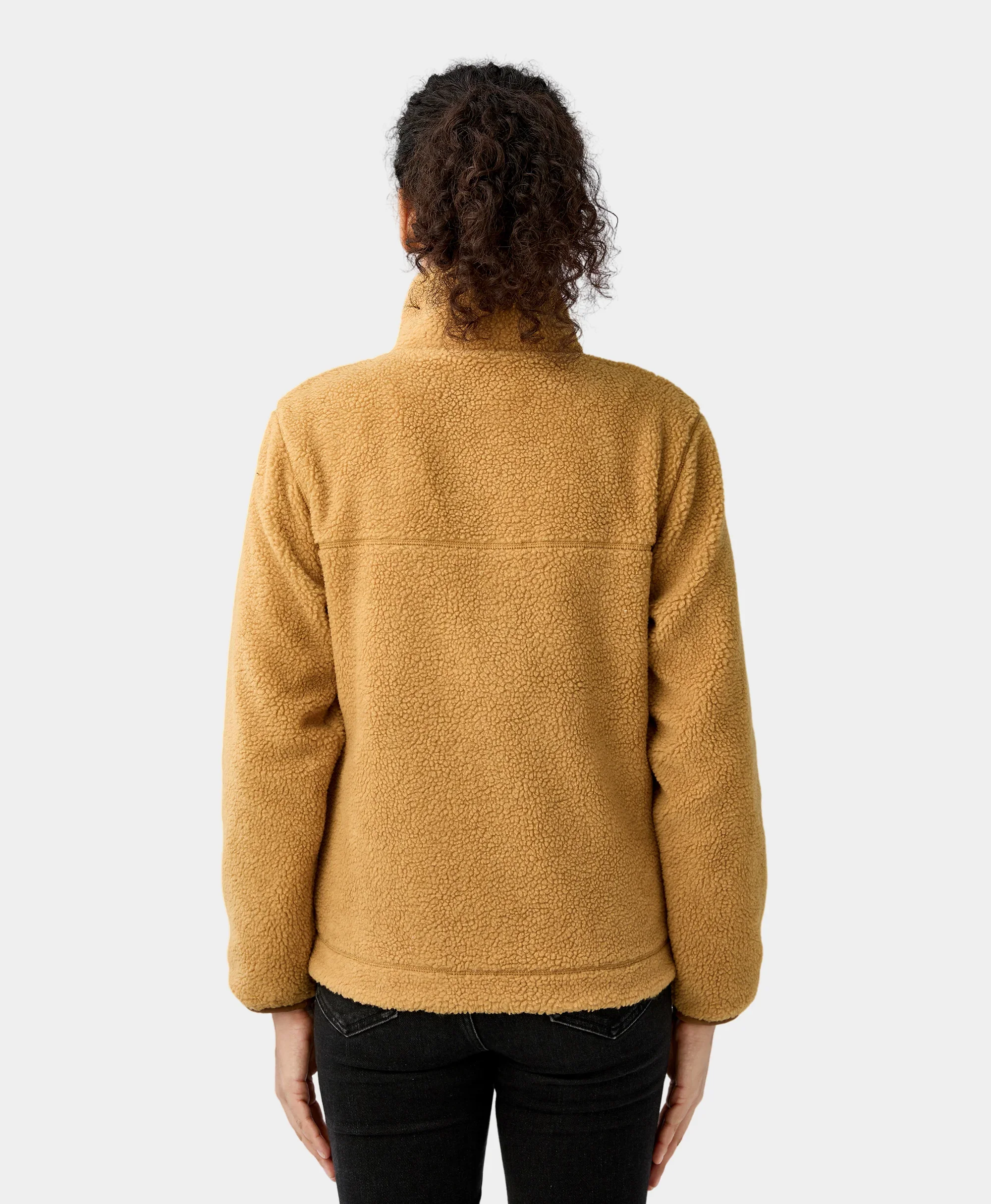 Women's Colorblock Recycled Fleece Heated Jacket (Final Sale) - Image 5