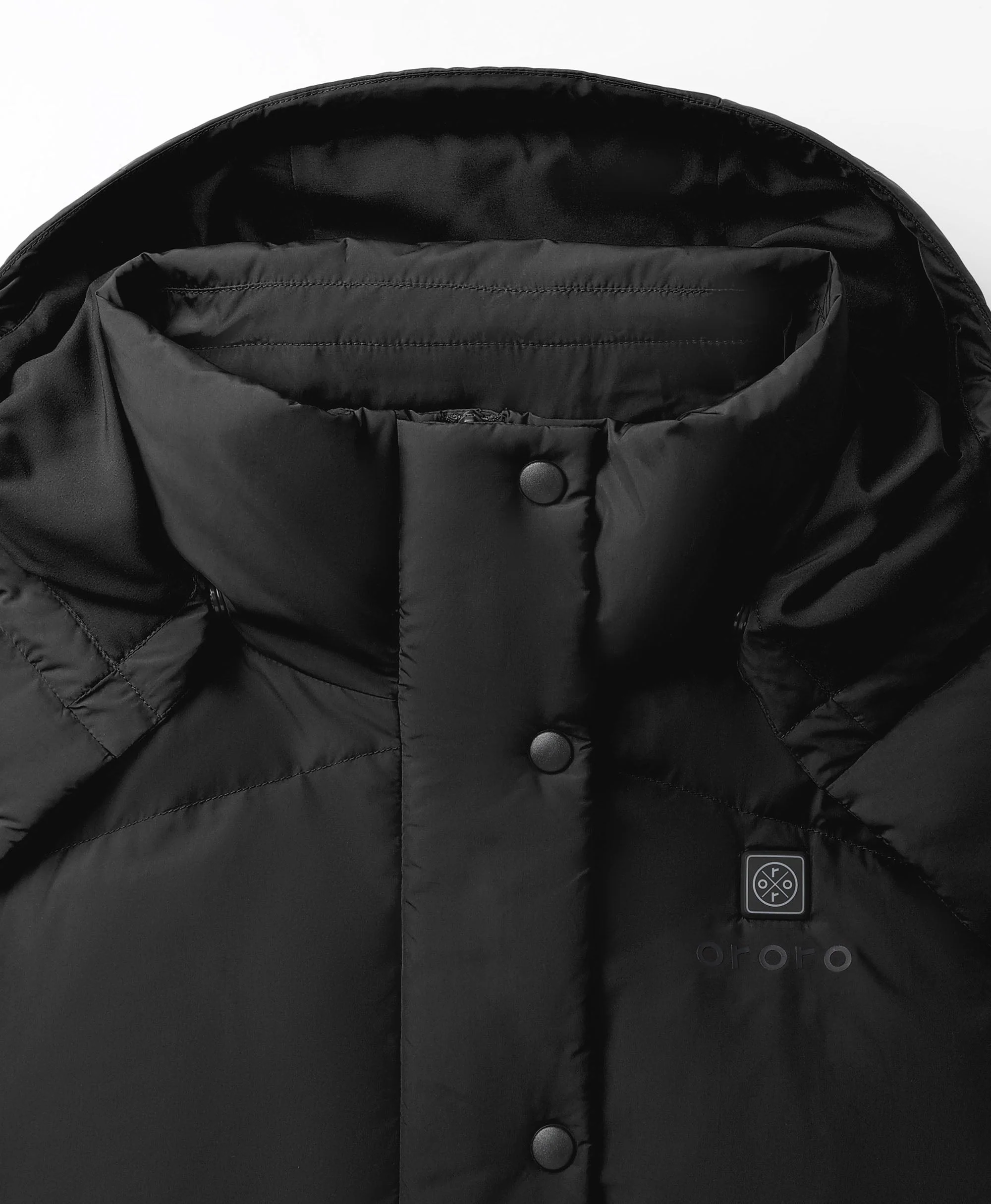 Women's Heated Cropped Puffer Down Vest - Image 11