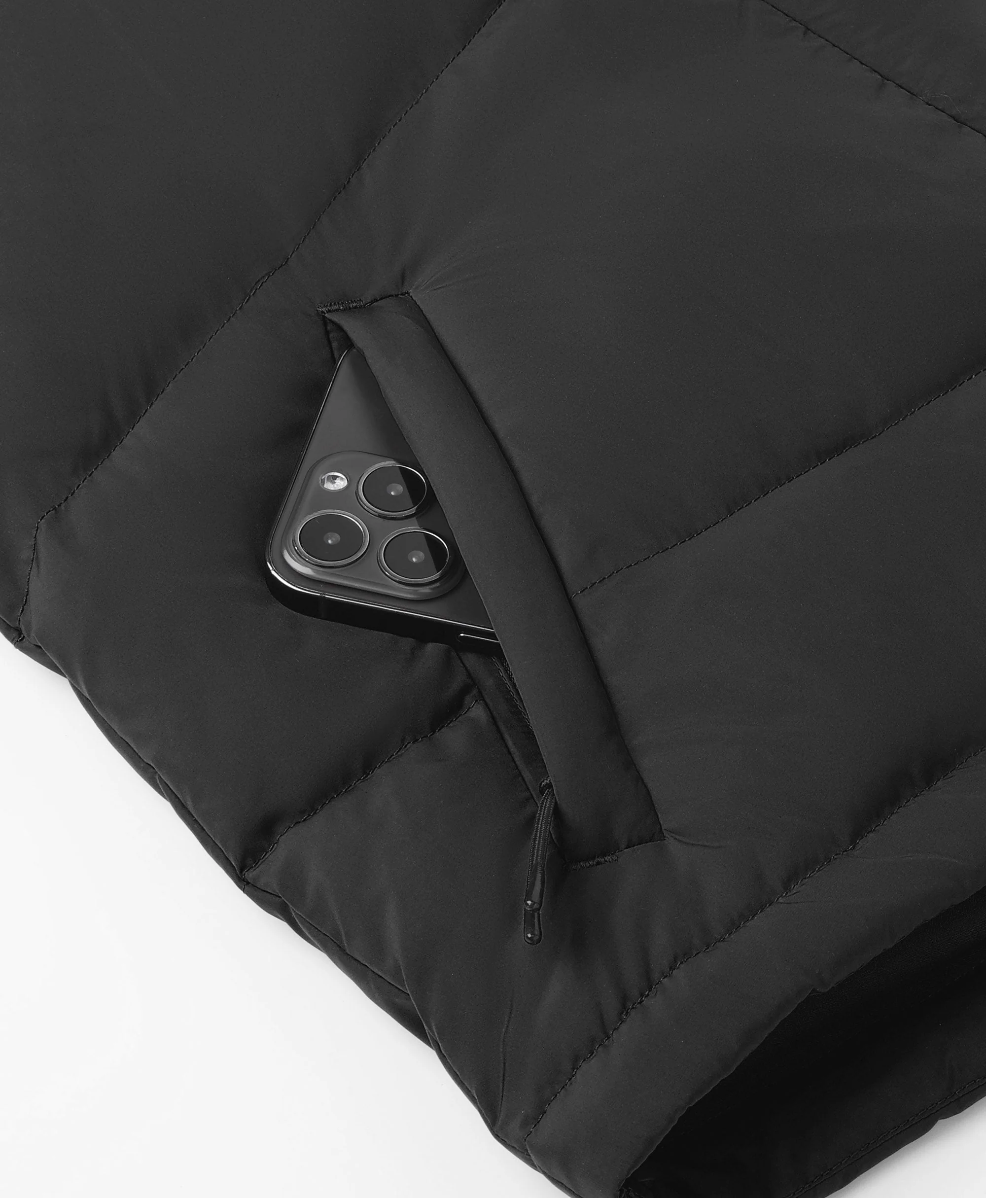 Women's Heated Cropped Puffer Down Vest - Image 14