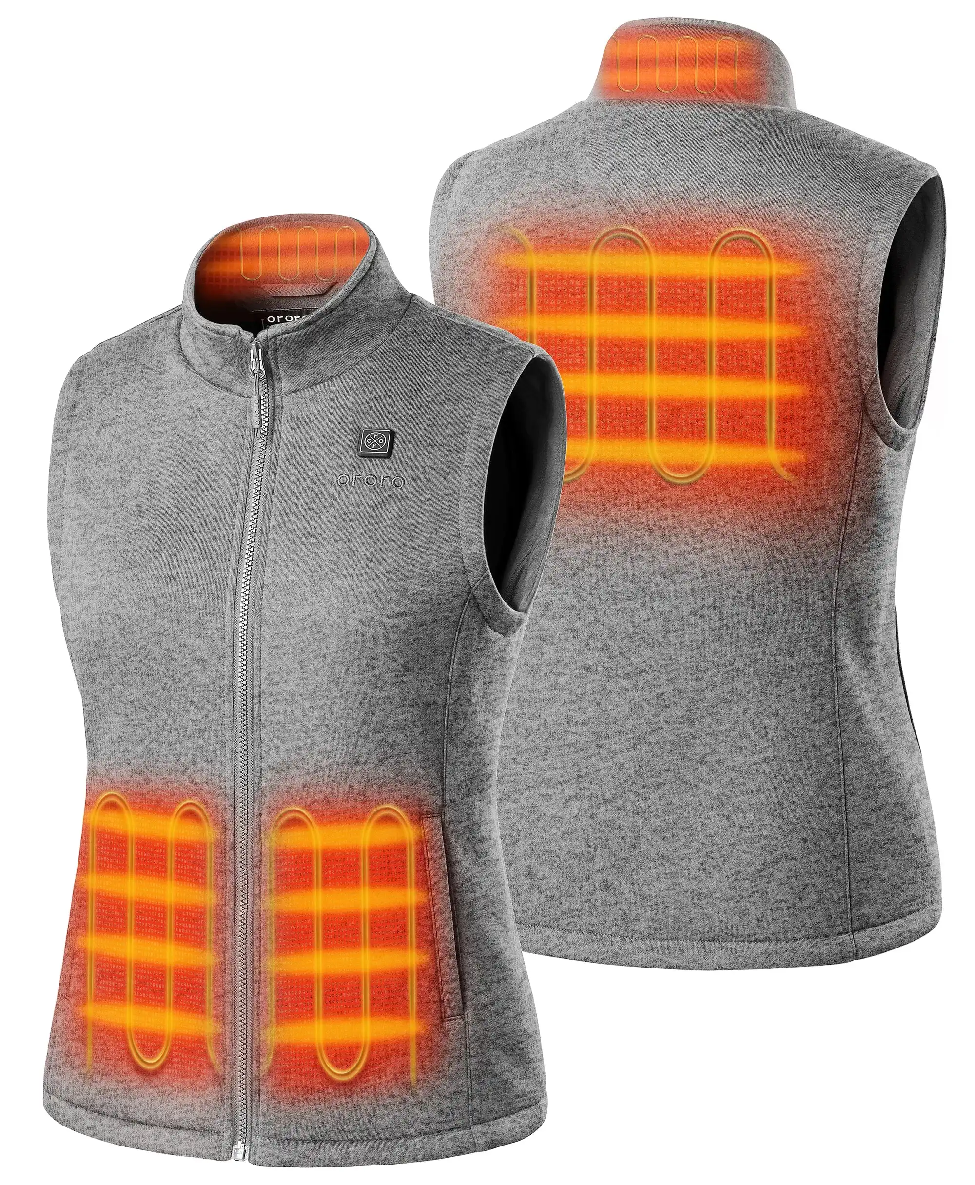Women's Heated Fleece Vest - Image 14