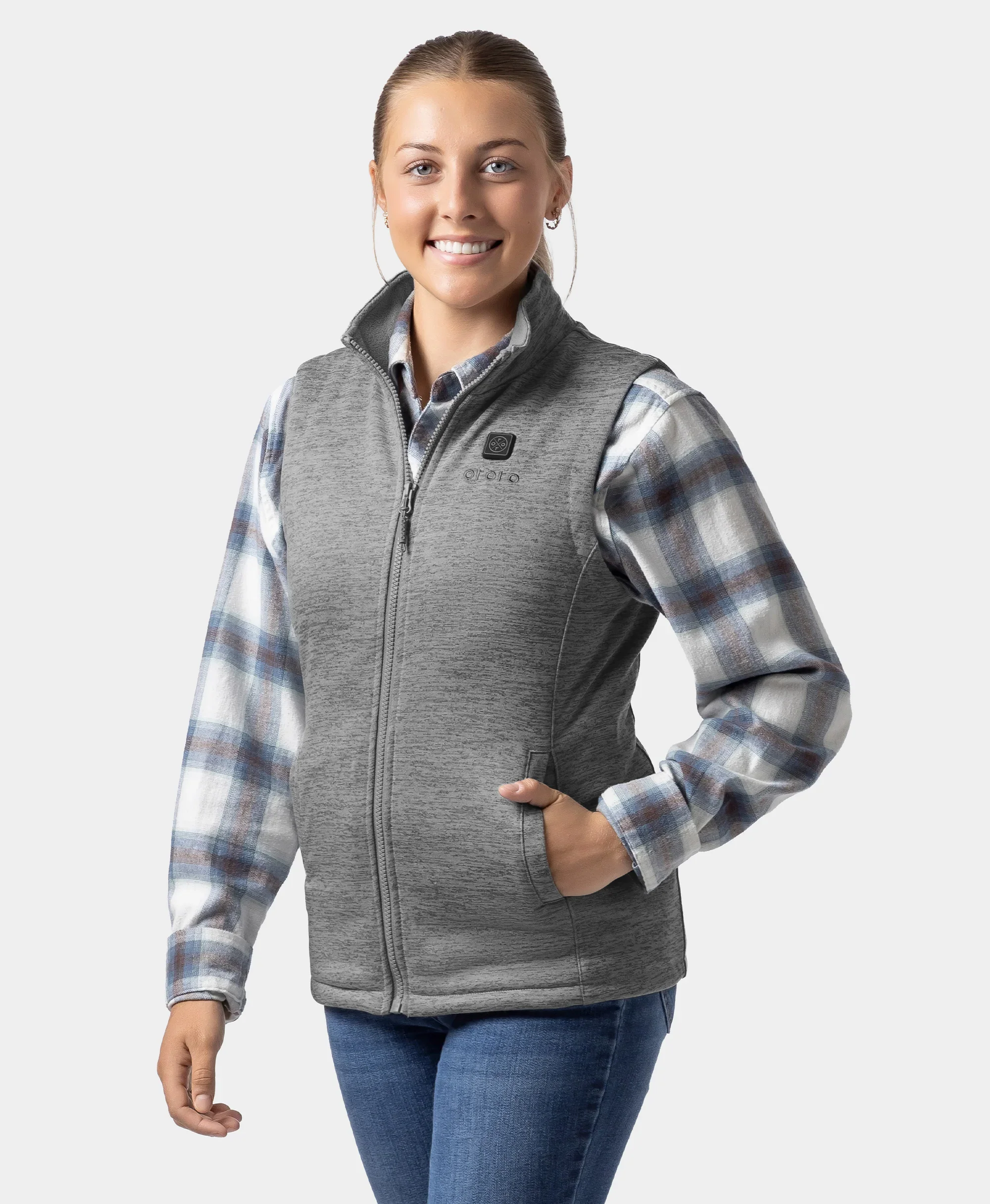Women's Heated Fleece Vest - Image 16