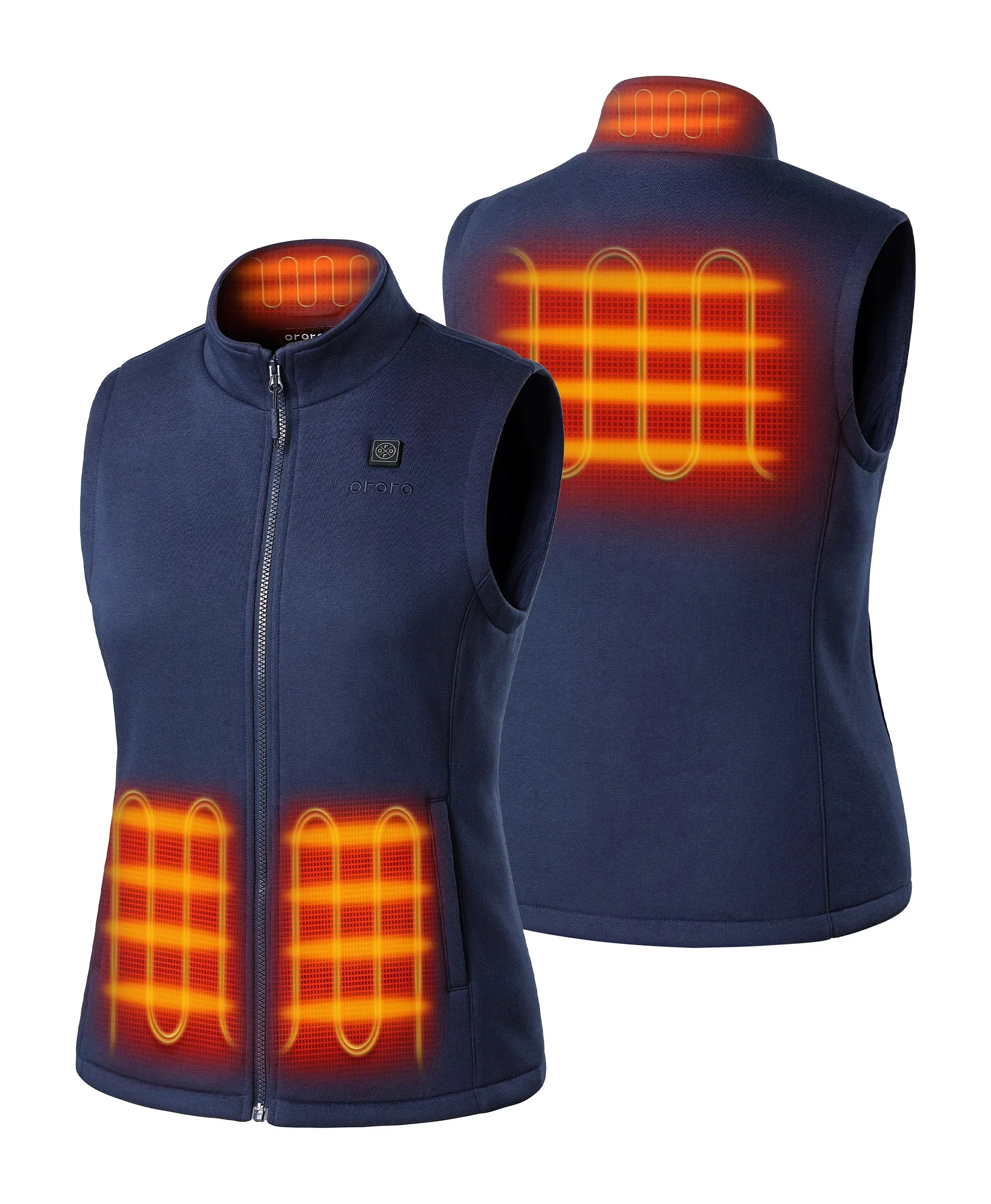Women's Heated Fleece Vest - Image 22