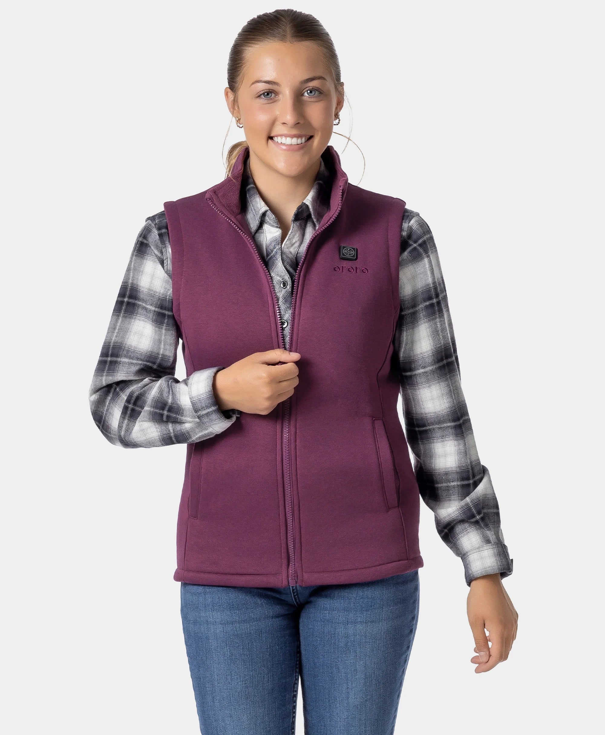 Women's Heated Fleece Vest - Image 33
