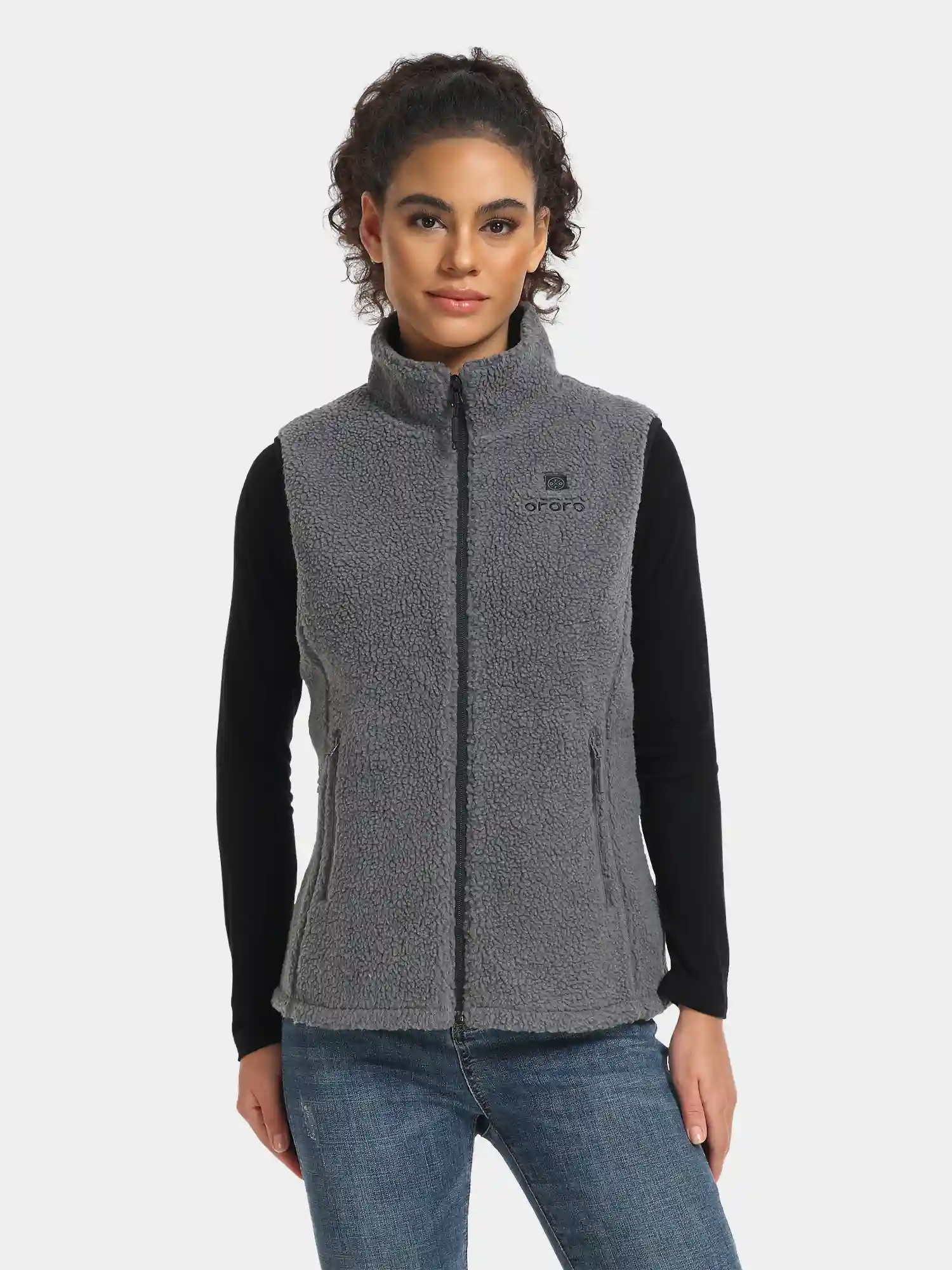 Women's Heated Recycled Fleece Vest - Image 14