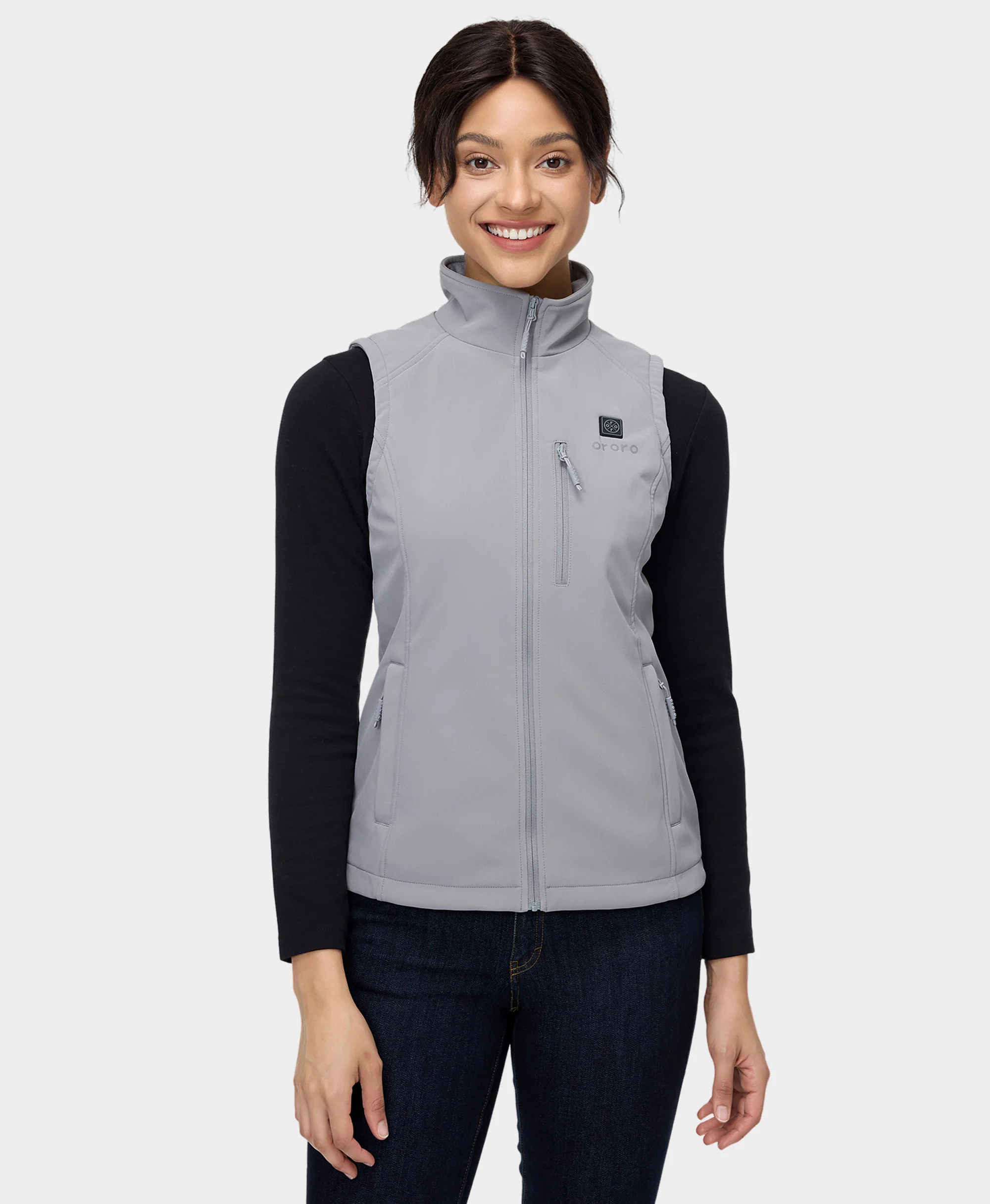 Women's Heated Softshell Vest - Lower Back Heating - Image 10