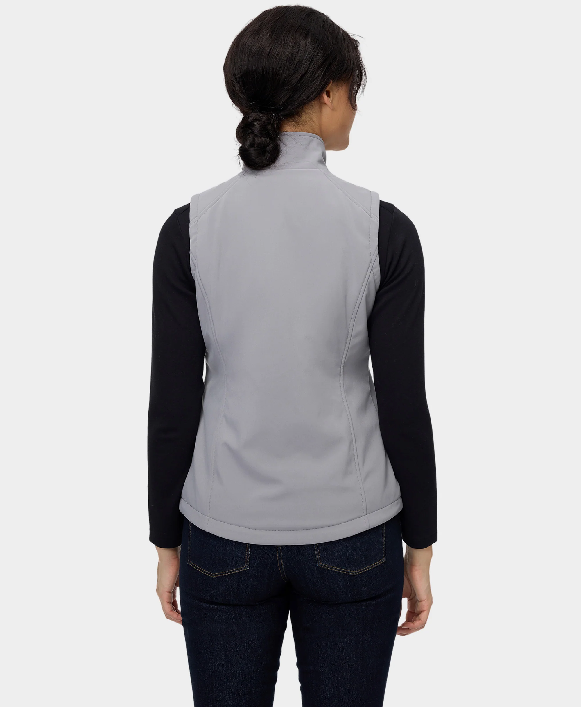 Women's Heated Softshell Vest - Lower Back Heating - Image 13