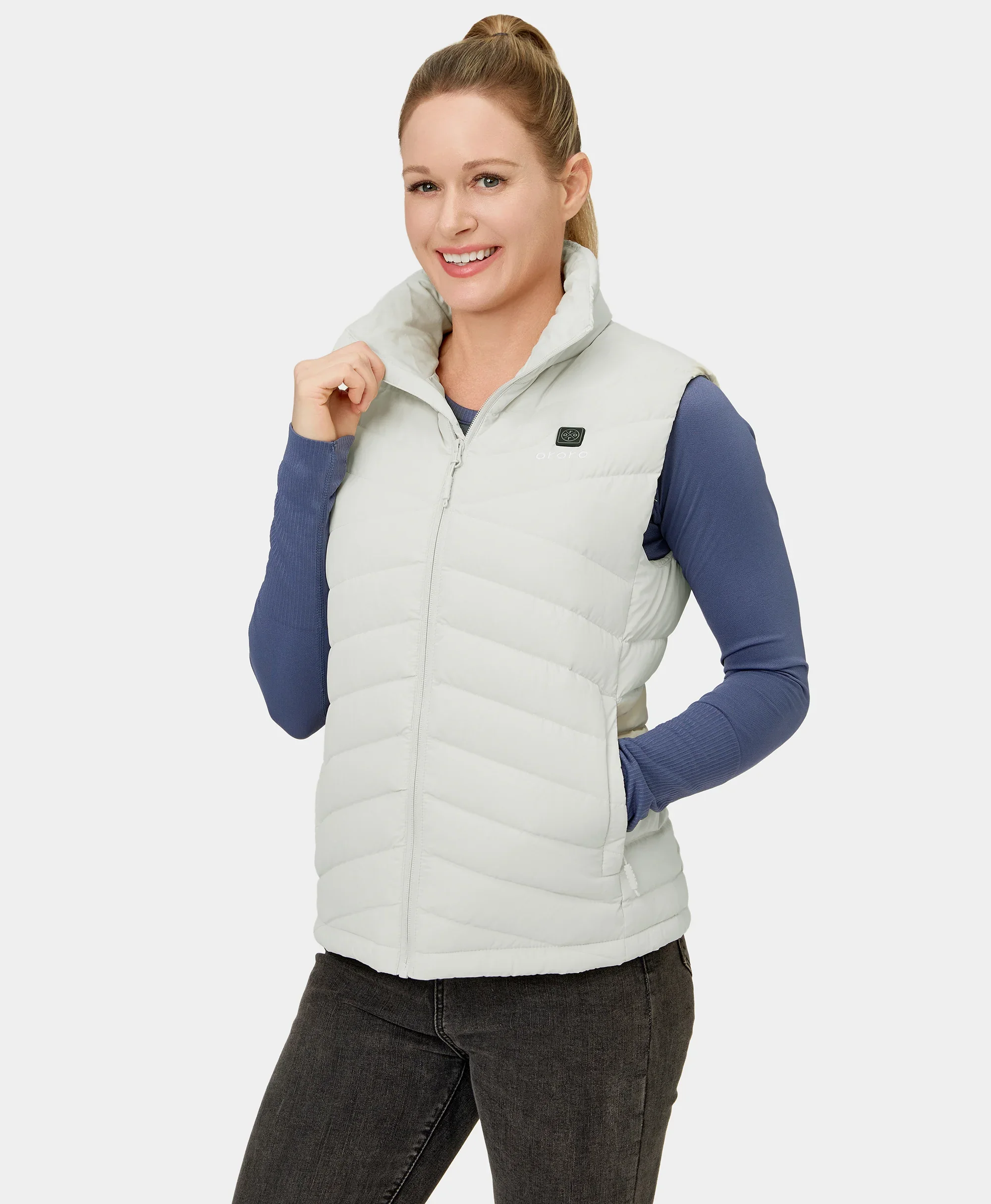 Women's Heated Lightweight Down Vest - Image 16