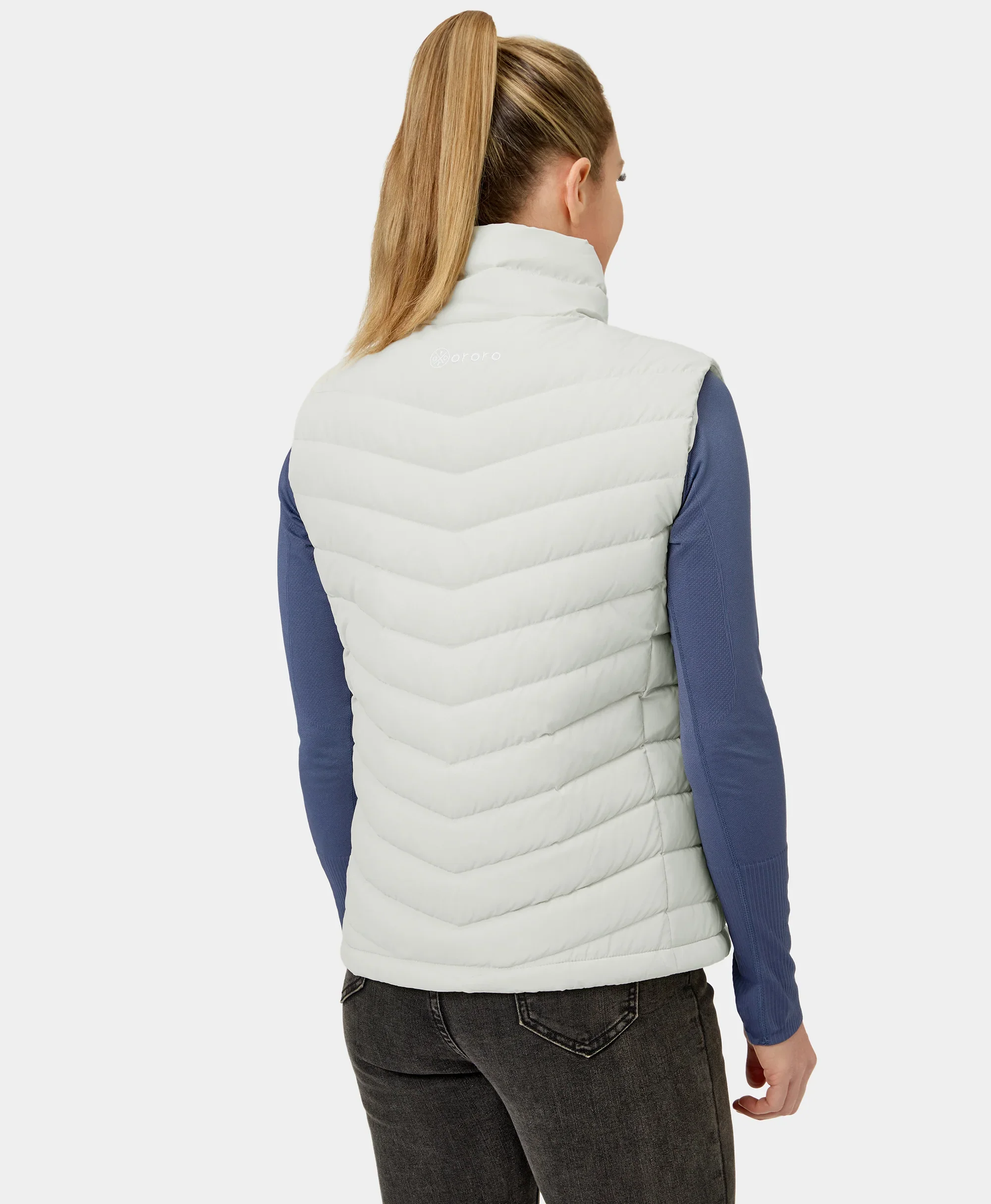 Women's Heated Lightweight Down Vest - Image 17